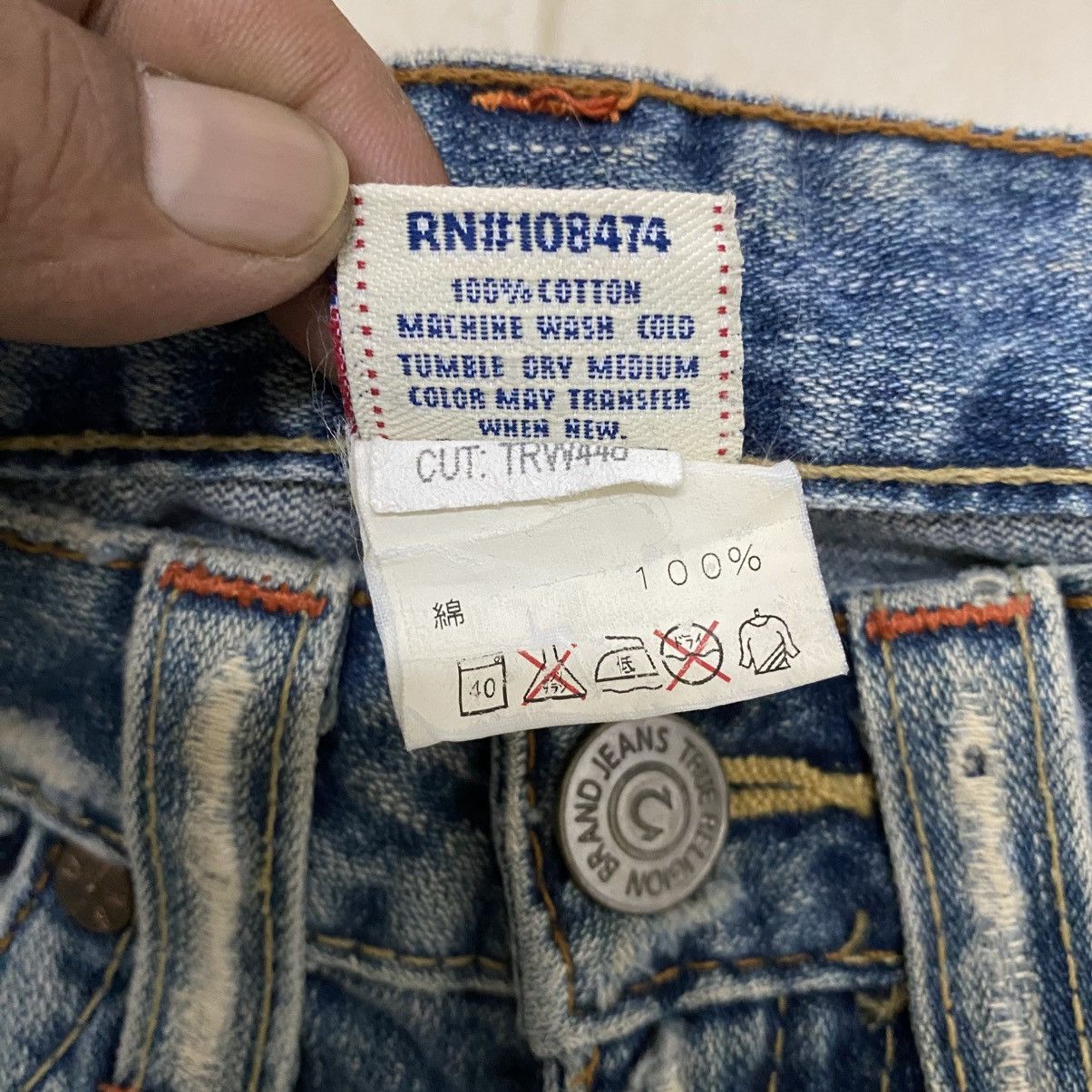 True Religion ☀️Vintage True Religion flare distressed jeans Size 27" / US 4 / IT 40 - 10 Thumbnail