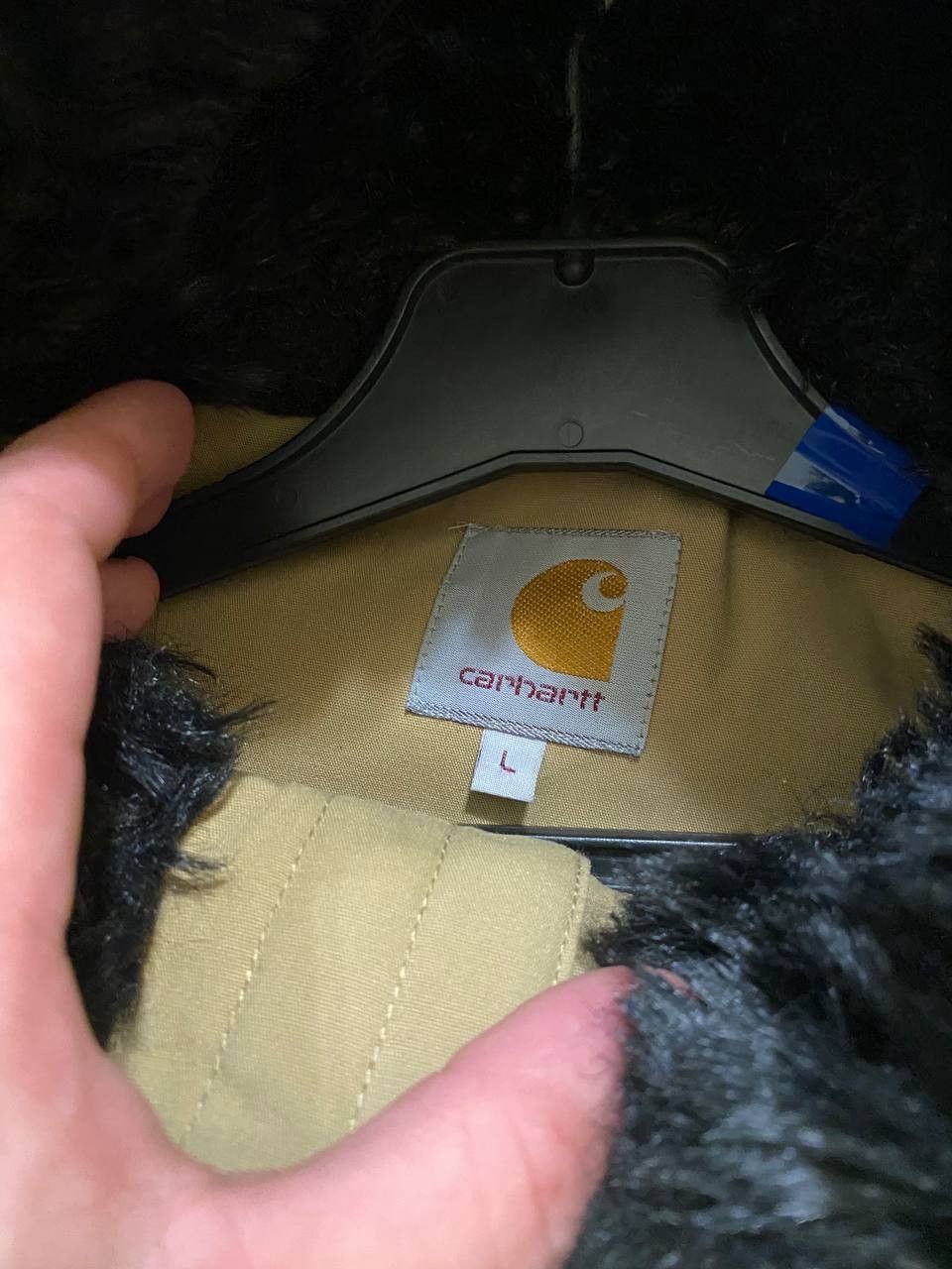 Carhartt vintage beige jacket logo Carhartt luxury Streetwear Y2K Size US L / EU 52-54 / 3 - 2 Thumbnail