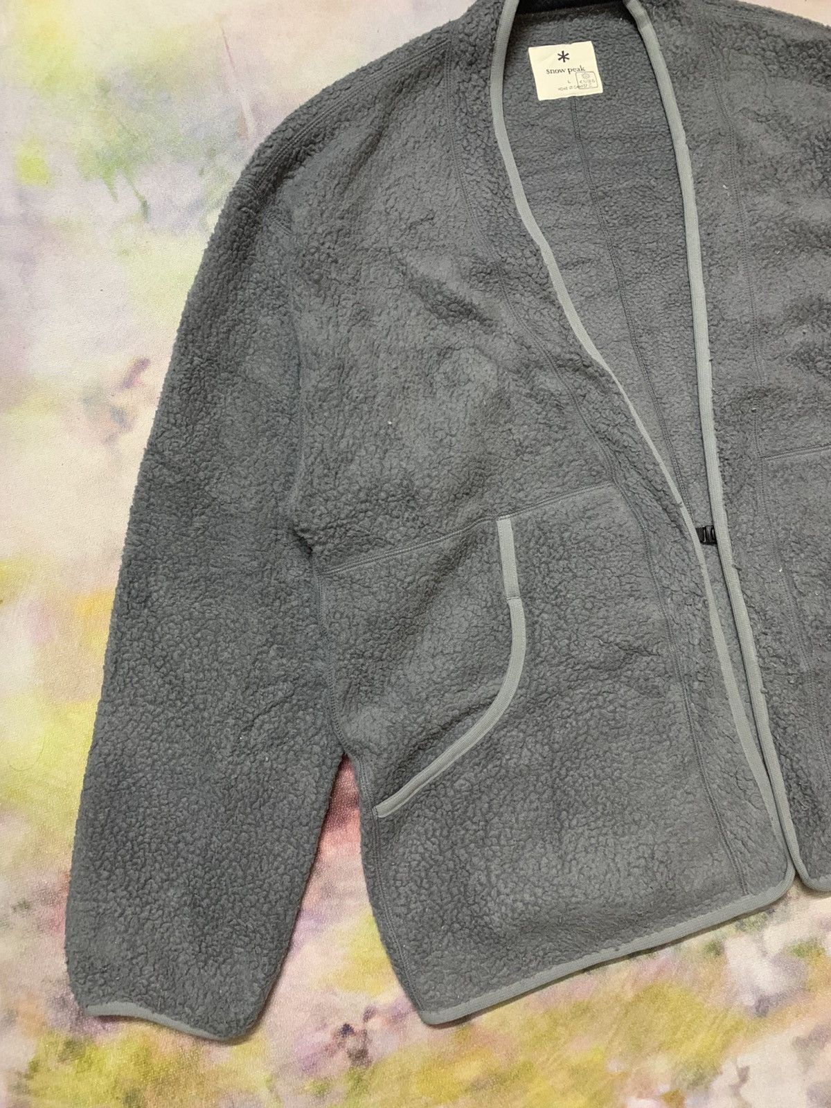 Snow Peak Snow Peak Fleece Polartec Cardigan Jacket No Button Size US L / EU 52-54 / 3 - 3 Thumbnail