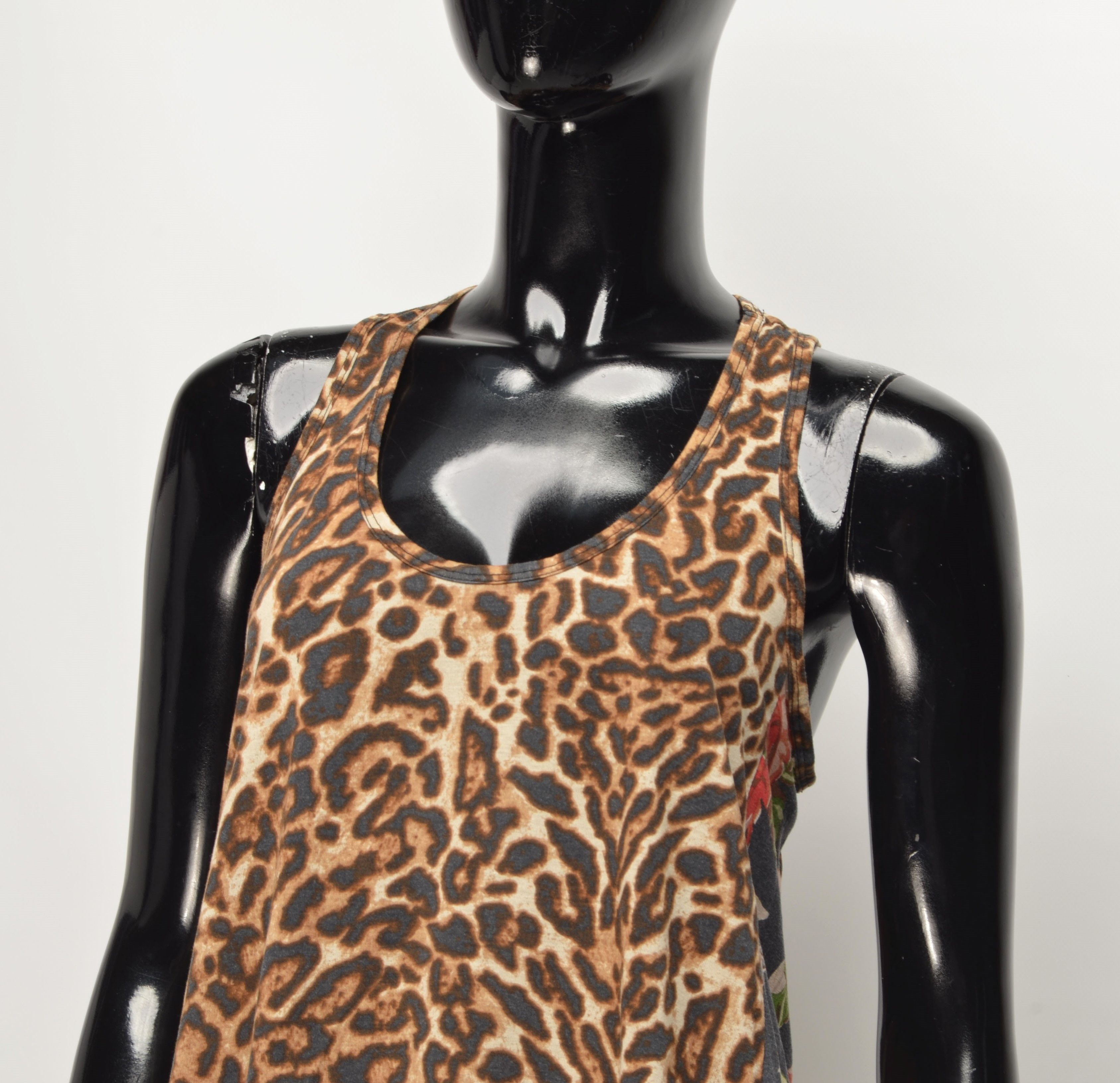 Denim & Supply Ralph Lauren × Polo Ralph Lauren × Ralph Lauren Denim And Supply Ralph Lauren Leopard Print Flared Tank Top Size S / US 4 / IT 40 - 2 Thumbnail