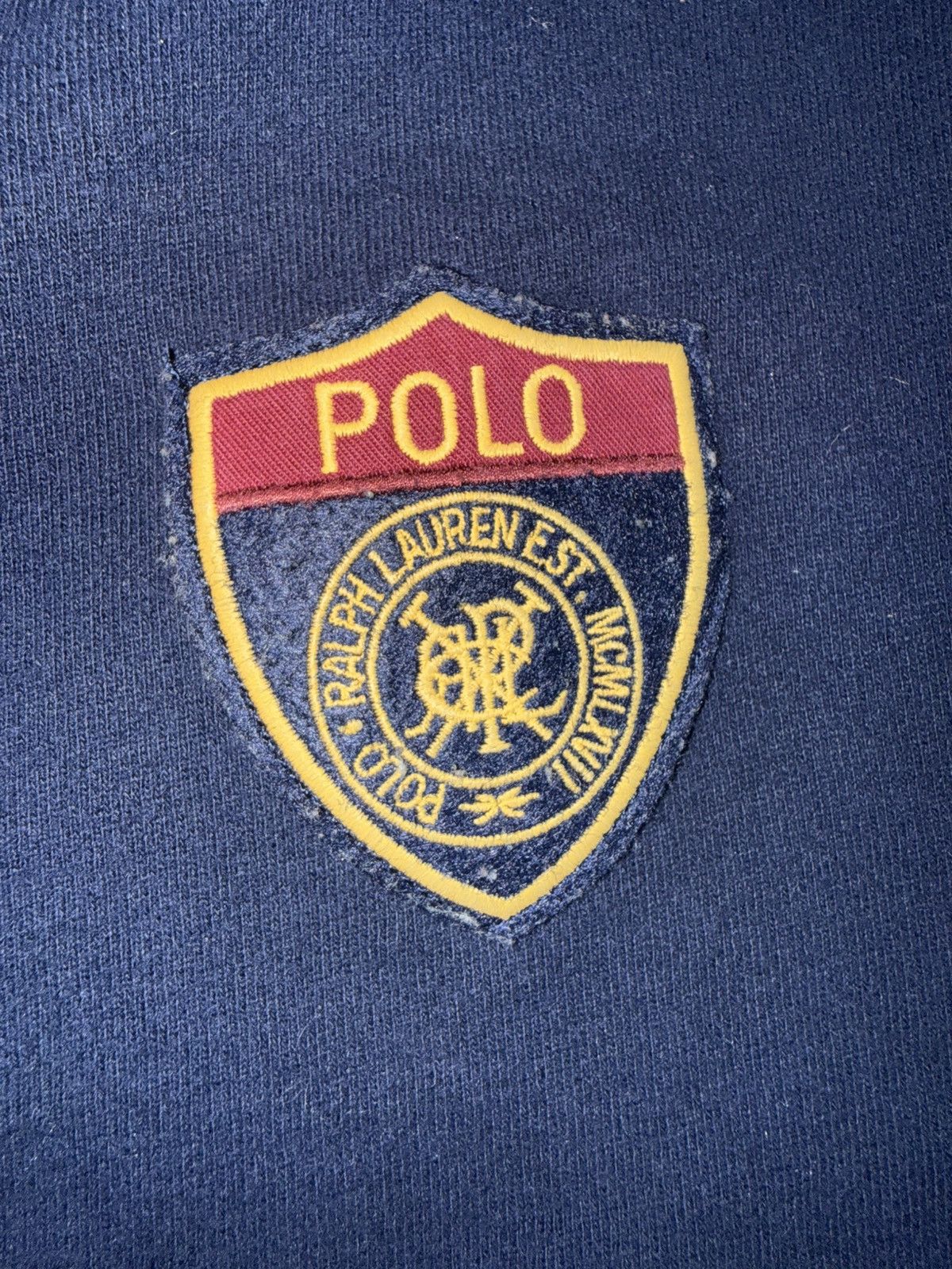 Polo Ralph Lauren Vintage Polo Ralph Lauren Shawl Collar Crest Cardigan Jacket Size US L / EU 52-54 / 3 - 3 Thumbnail