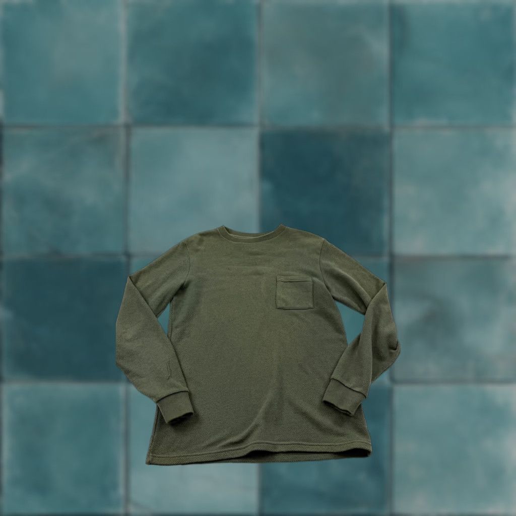 Saturdays NYC Saturdays Surf NYC Shirt Mens Small Green Long Sleeve Pocket Crew Neck Casual Size US S / EU 44-46 / 1 - 1 Thumbnail