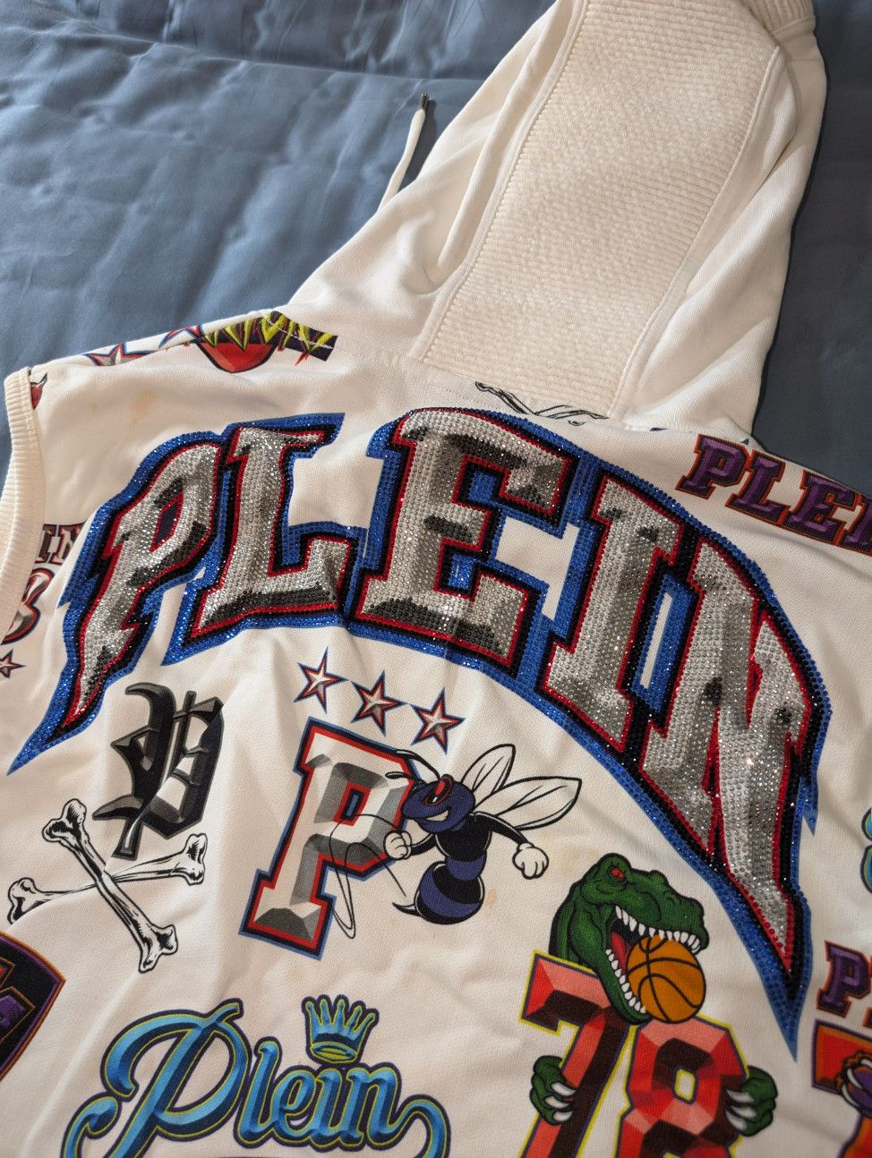 Philipp Plein Philipp Plein Sleeveless Hoodie sz L RARE Size US L / EU 52-54 / 3 - 5 Thumbnail