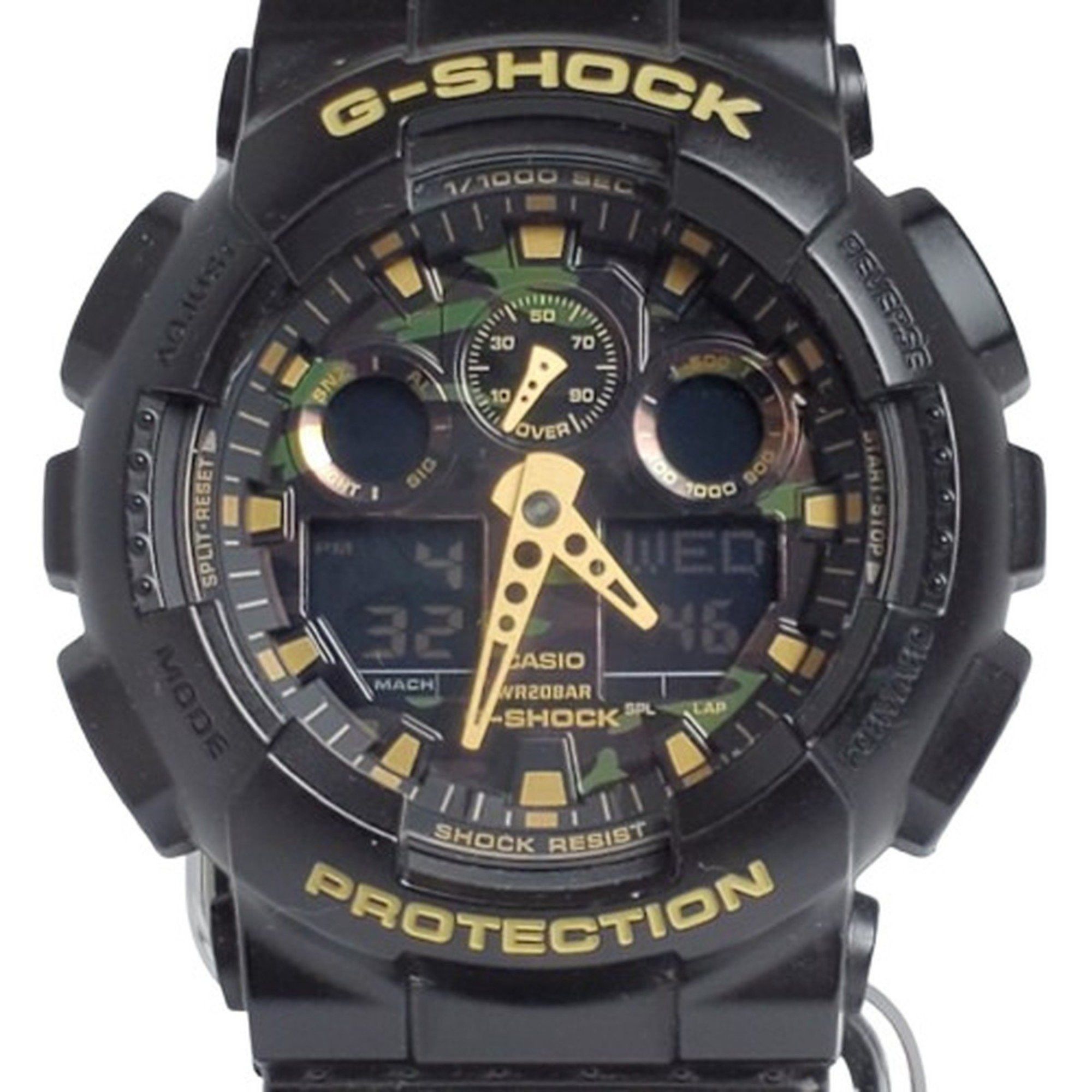 Casio G-SHOCK CASIO Watch GA-100CF-1A9JF Big Case Face Camouflage Dial Series Ana-Digi Digi-Ana Quartz World Time Men's Kaizuka Store ITBMCIQQCBUS Size ONE SIZE - 1 Thumbnail