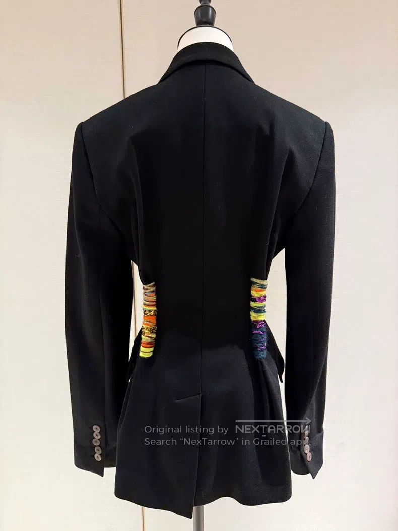 Loewe Loewe Ethnic Style Woolen Coat, Mid-Length Size XXS / US 00 / IT 34 - 2 Thumbnail