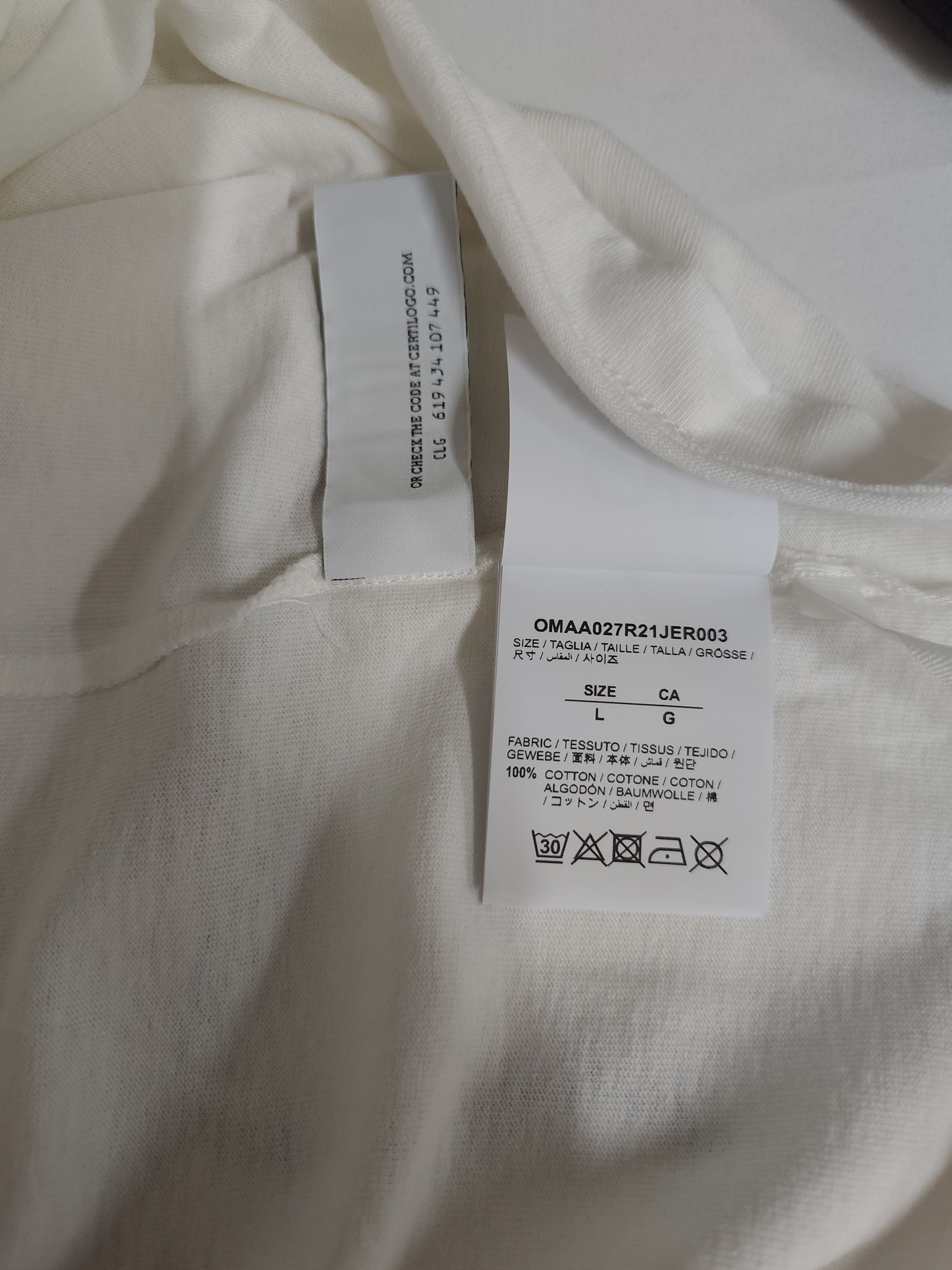 Off-White Off-White "Marker Over" Size US L / EU 52-54 / 3 - 7 Thumbnail