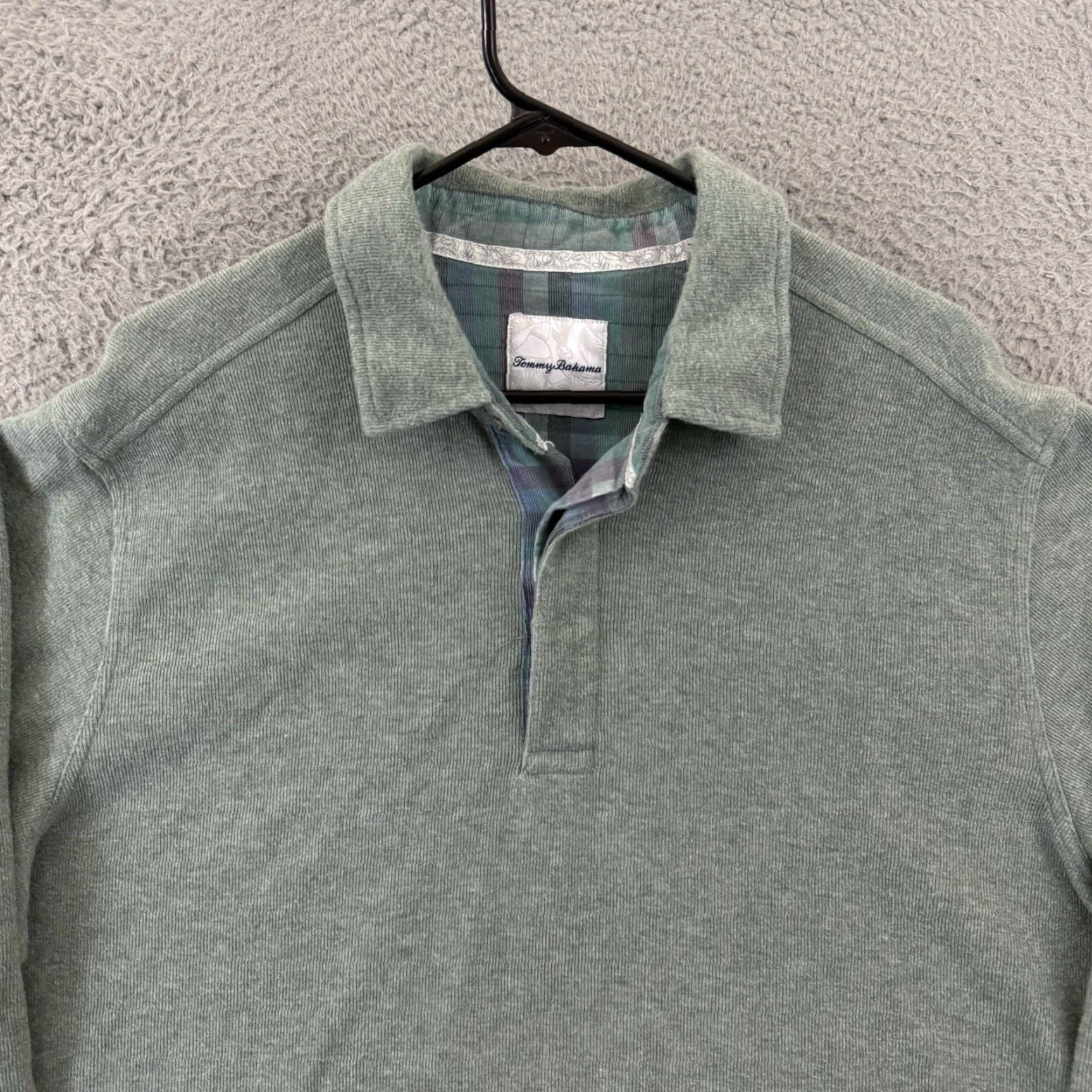 Tommy Bahama Tommy Bahama Sweater Men's XL Green Long Sleeve Pullover Preppy Button Crewneck Casual Knit Size US XL / EU 56 / 4 - 3 Thumbnail