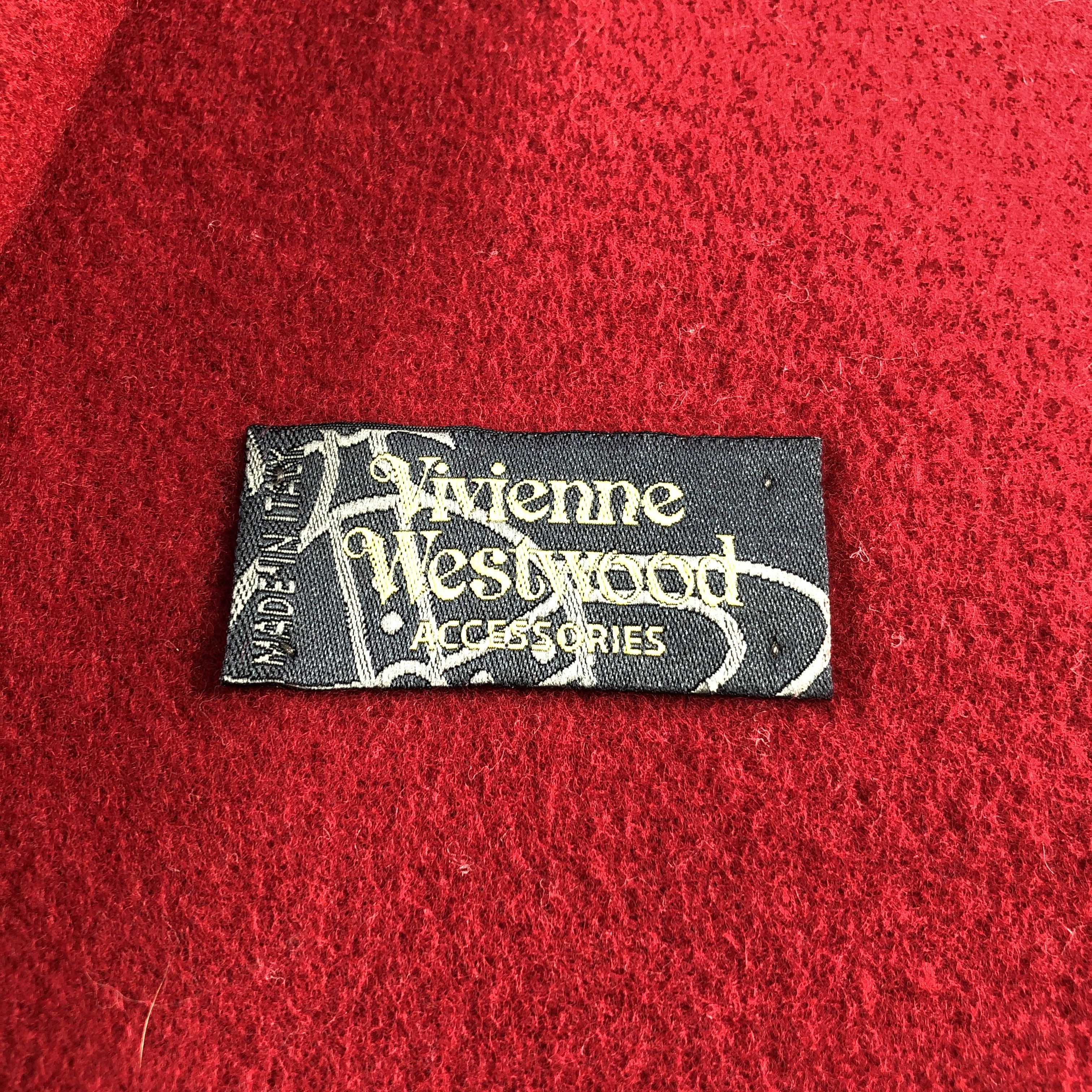 Vivienne Westwood Vivienne Westwood Wool Scarf Muffler V2912 Size ONE SIZE - 5 Thumbnail