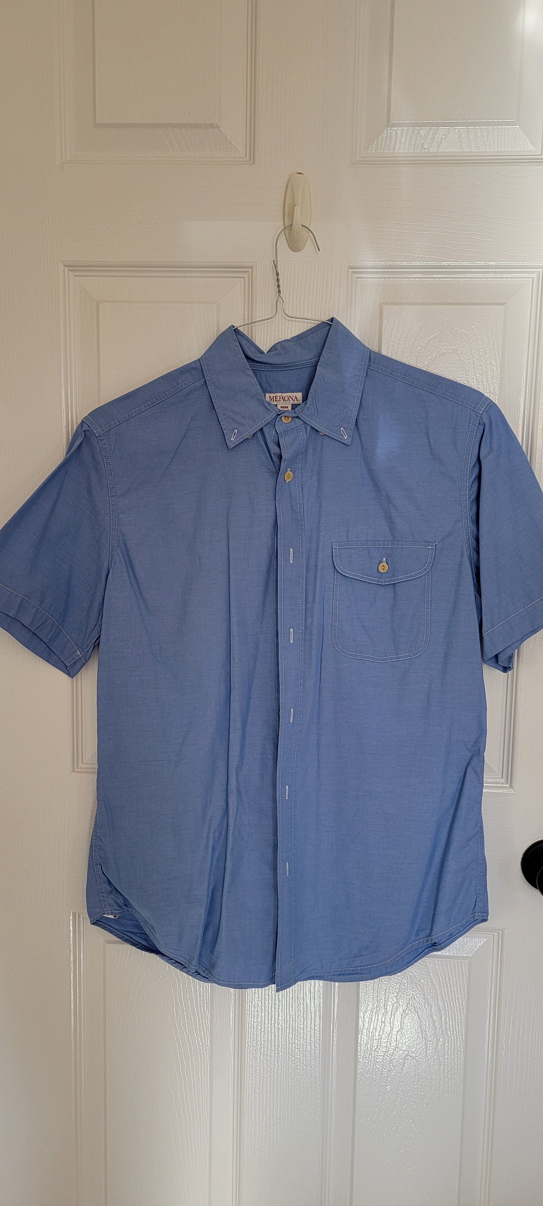 Merona Blue shirt Size US M / EU 48-50 / 2 - 1 Thumbnail