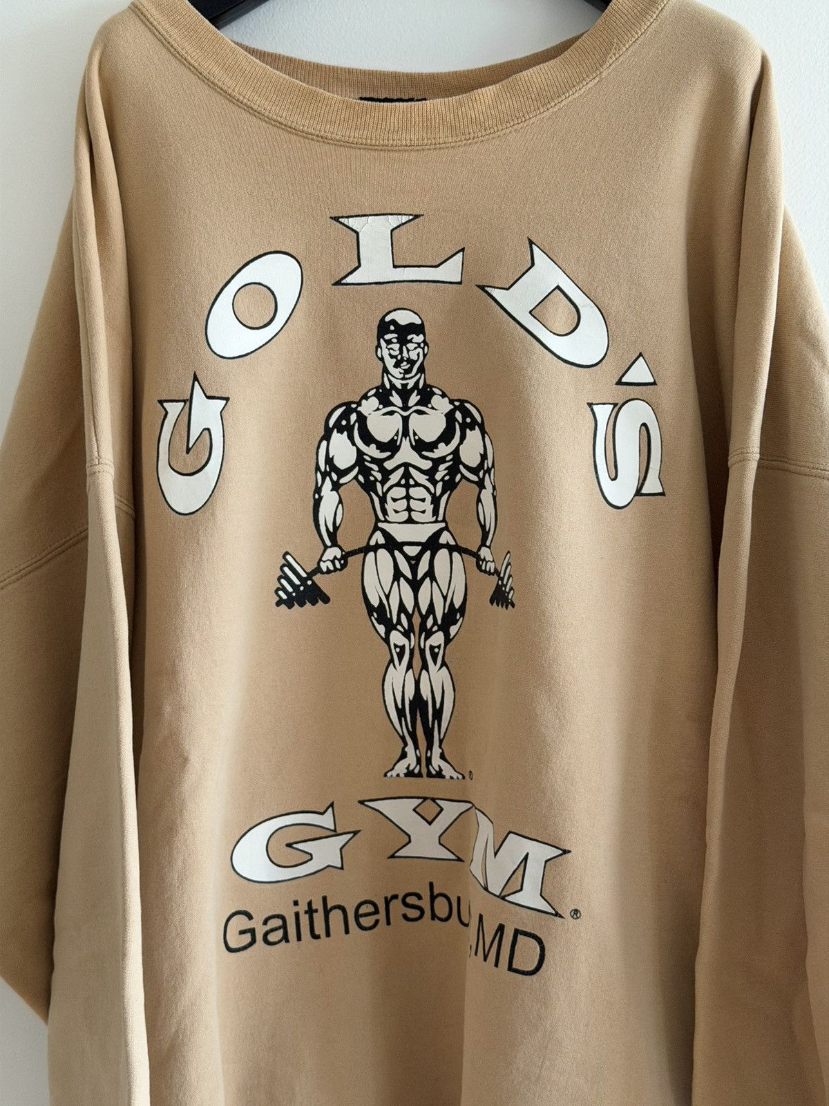 Vintage *RARE* VINTAGE 90s GOLD’S GYM BODYBUILDING SWEATER Size US XL / EU 56 / 4 - 2 Thumbnail