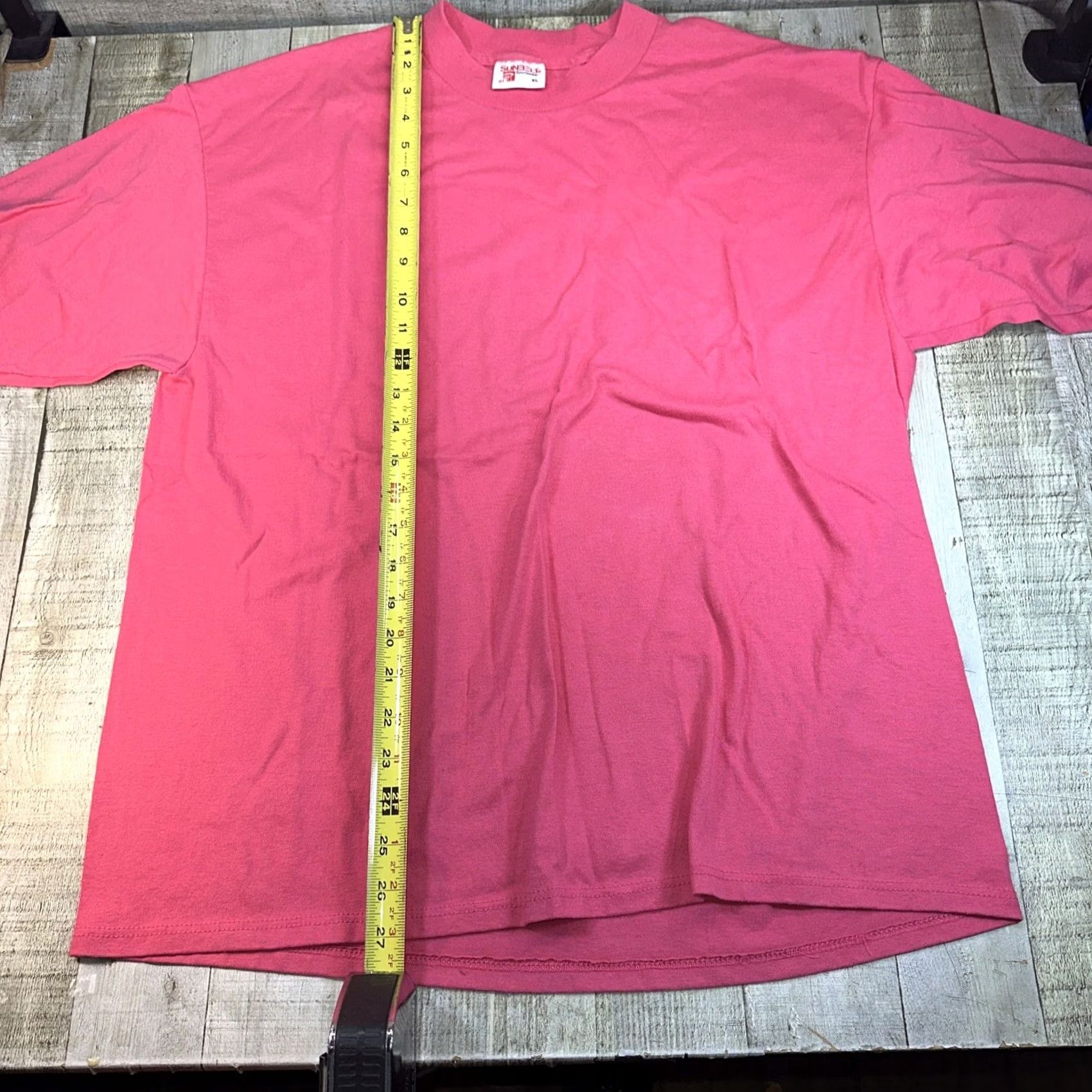 Vintage VINTAGE Sportswear T-Shirt XL Men Pink Single Stitch Stitch Size US XL / EU 56 / 4 - 6 Thumbnail