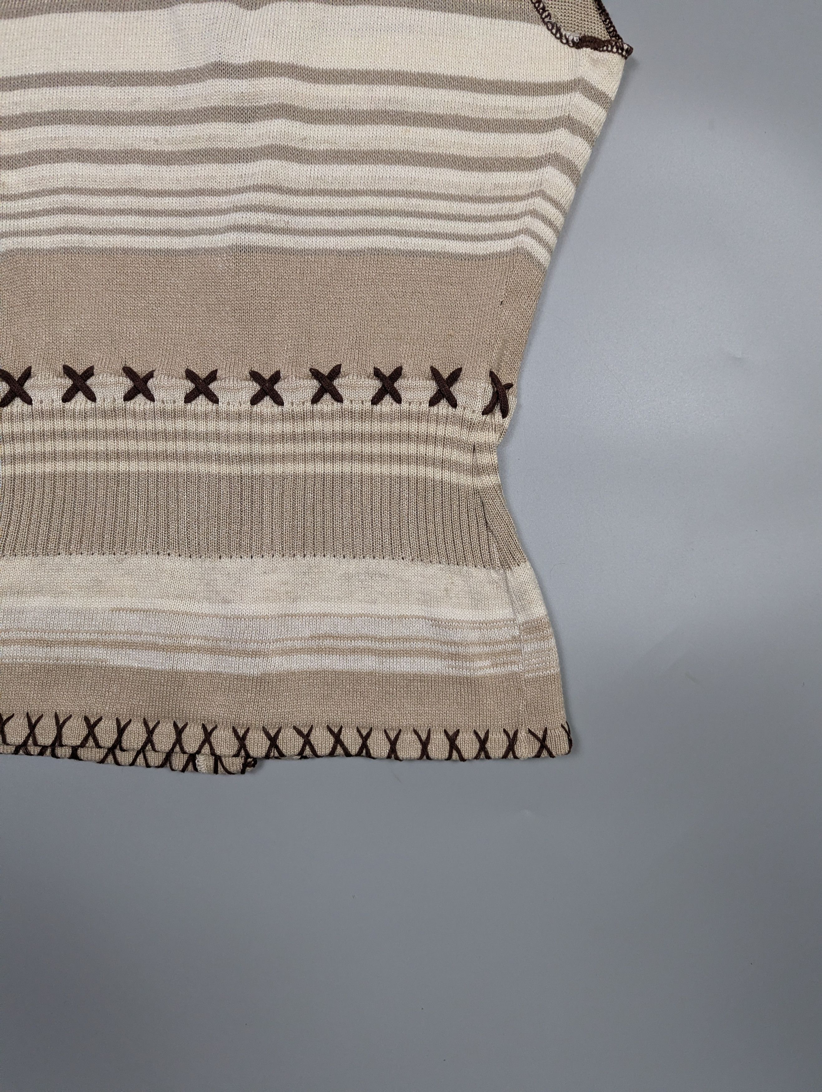 Dolce & Gabbana Archive Dolce & Gabbana Y2K Knit Vest Ethno Size M / US 6-8 / IT 42-44 - 16 Thumbnail