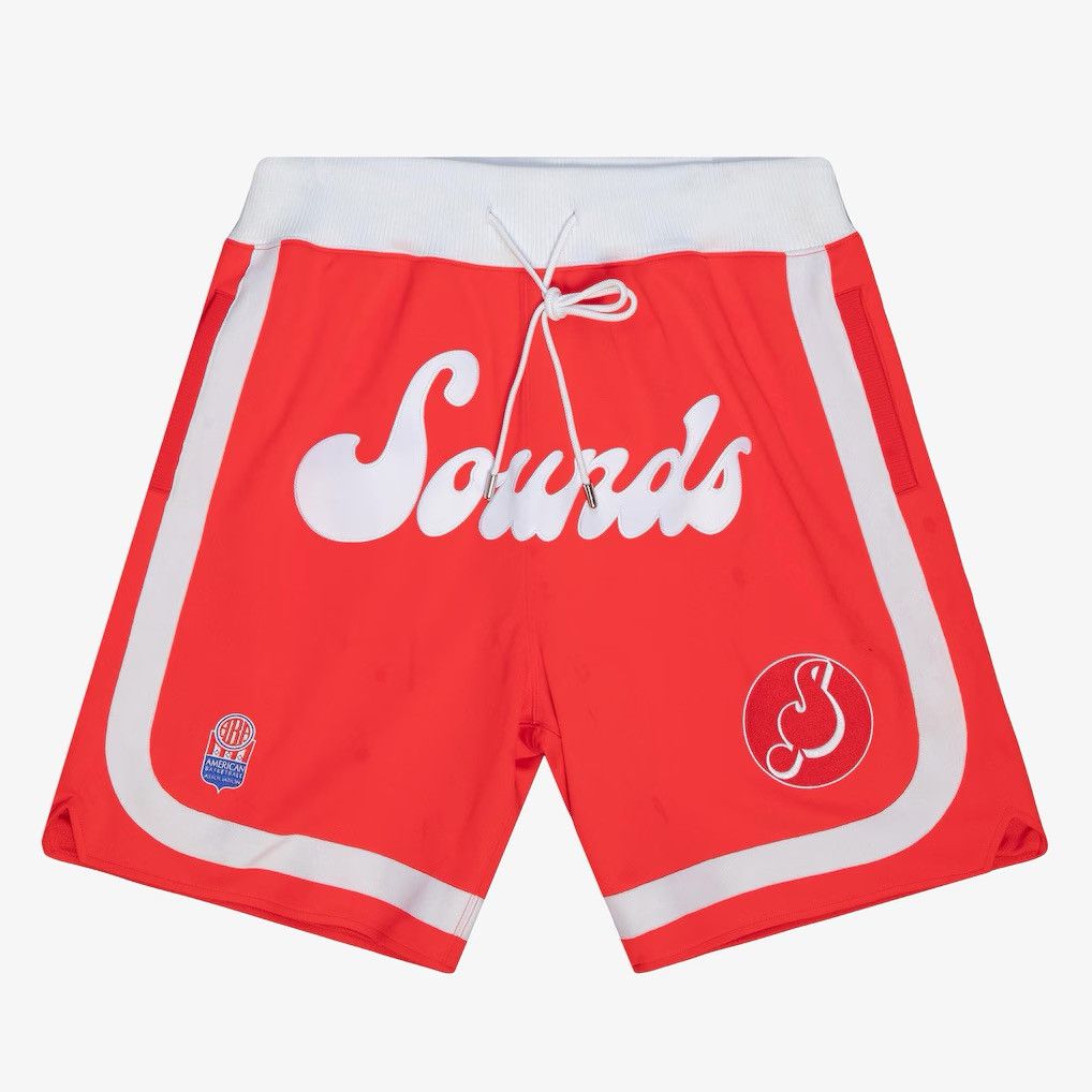 Just Don × Mitchell & Ness Just Don x Mitchell And Ness ABA Memphis Sounds Shorts Size US 29 - 1 Thumbnail