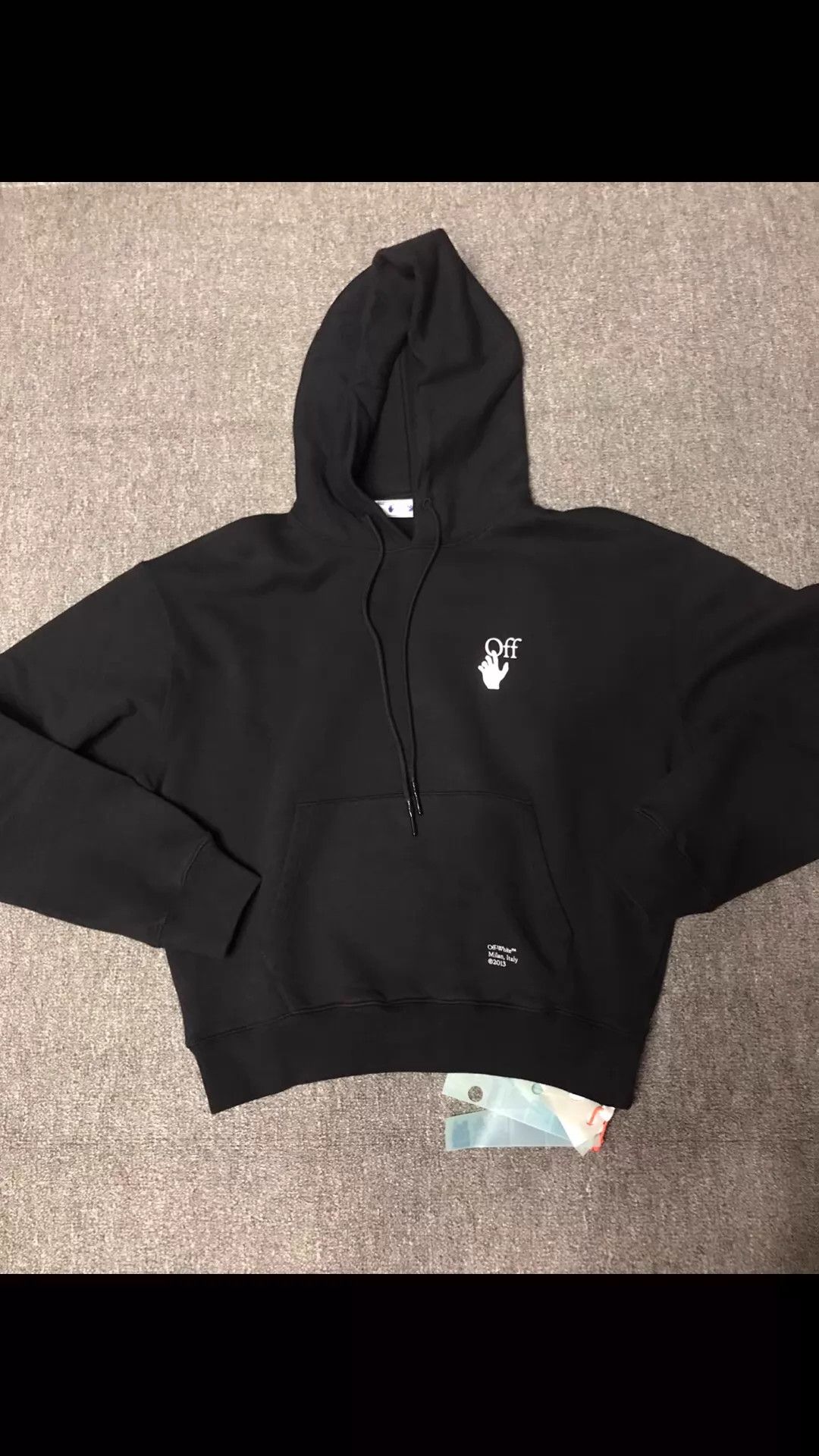 Off-White Off White New Classic Cotton Hoodie M Back Painting Size US M / EU 48-50 / 2 - 3 Thumbnail