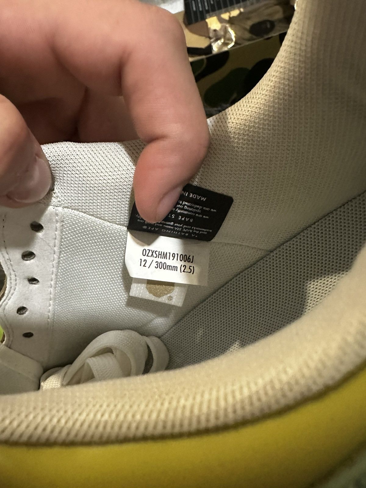 Bape BAPESTA #2 Size US 12 / EU 45 - 7 Thumbnail