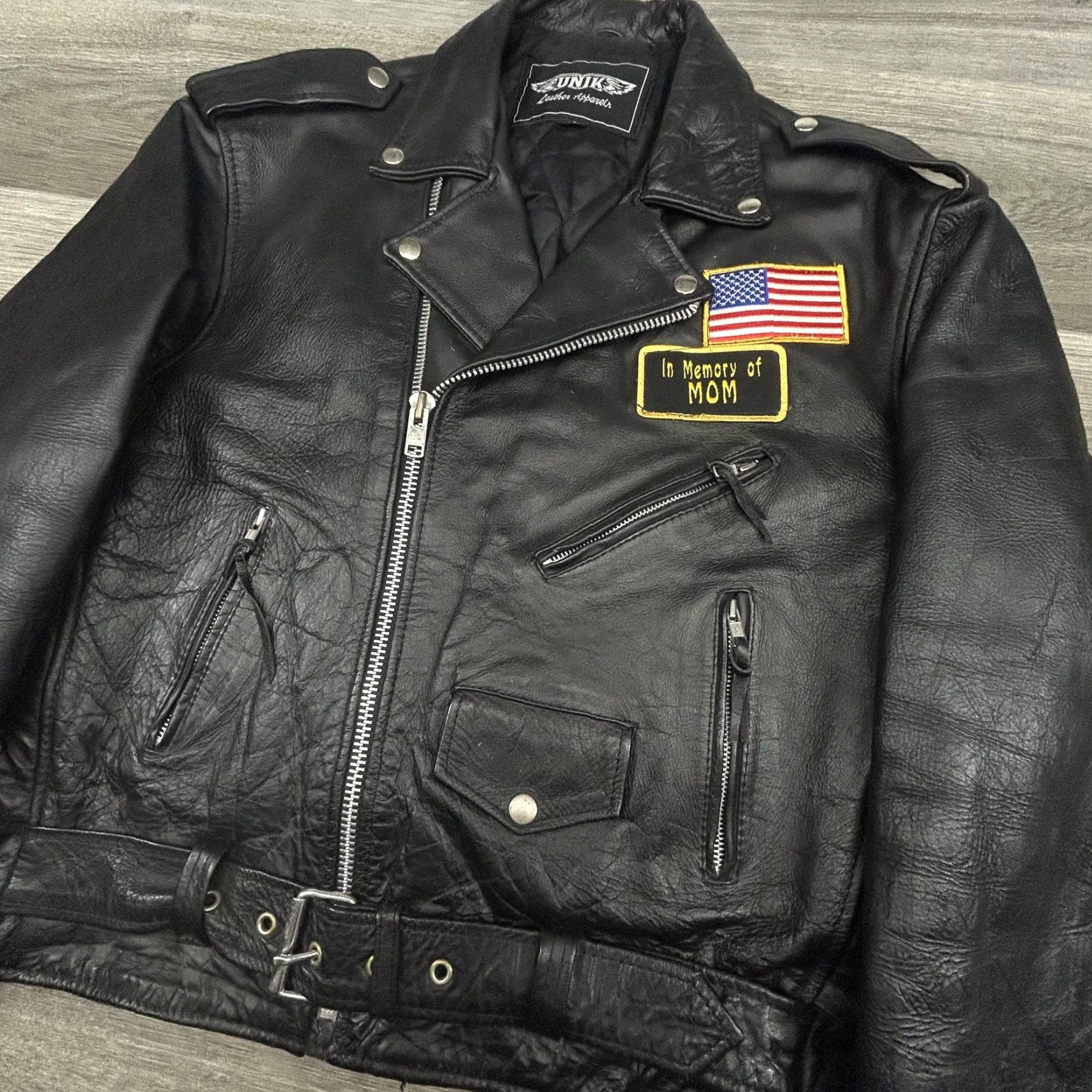 Vintage VINTAGE Harley-Davidson Motorcycle Leather Jacket Mens XL Black 90s Belted Quilted Padded Zip Front Size US XL / EU 56 / 4 - 5 Thumbnail