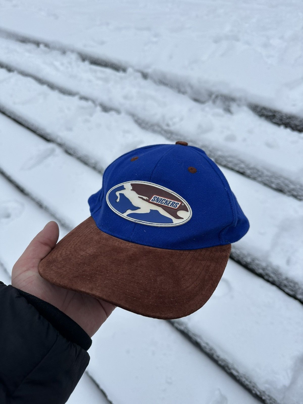 Vintage Vintage SNICKERS Hat American style Hype Cap Y2K Size ONE SIZE - 1 Thumbnail