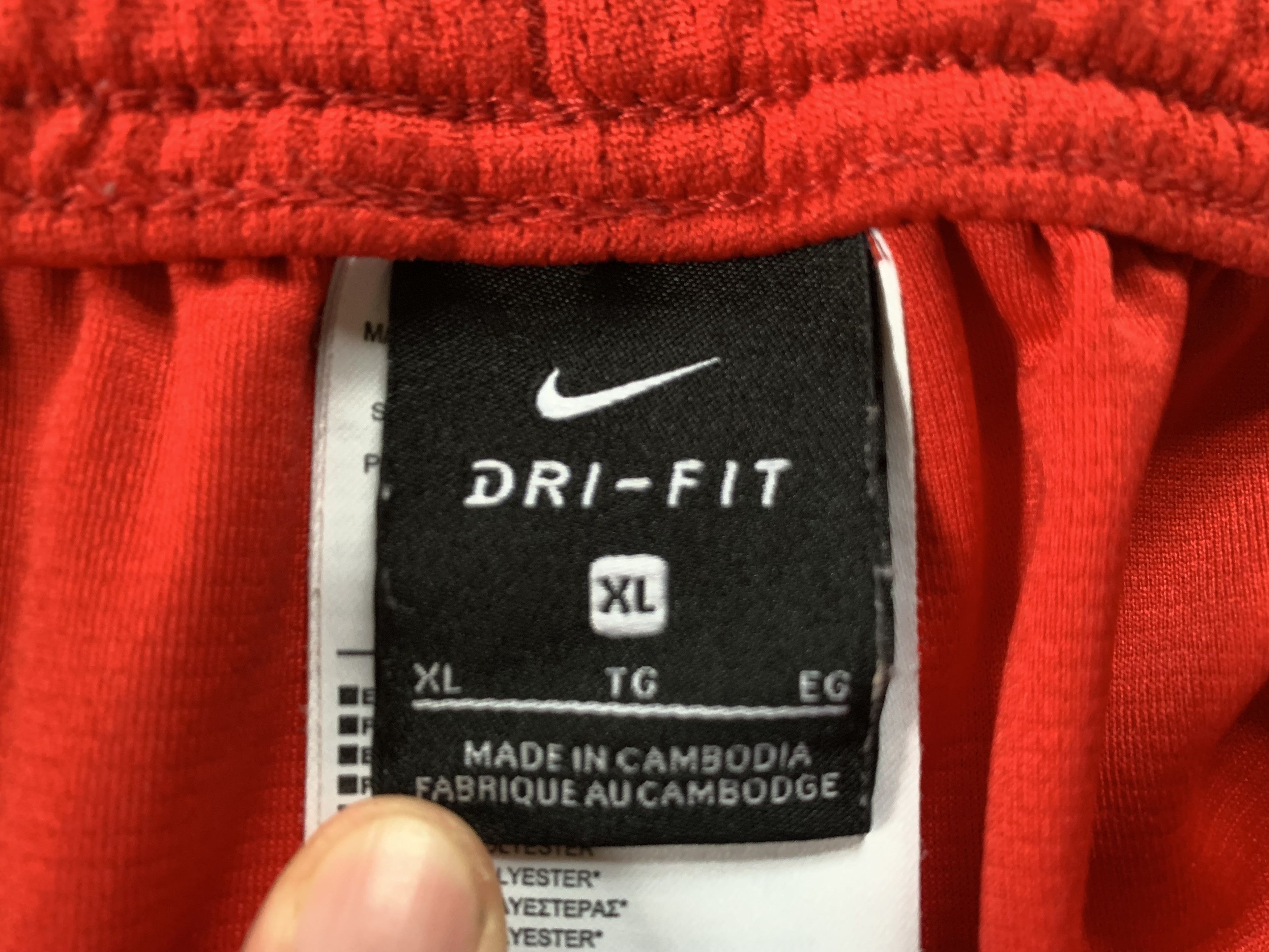 Nike Nike Red Sport Training Shorts Size US 36 / EU 52 - 6 Thumbnail