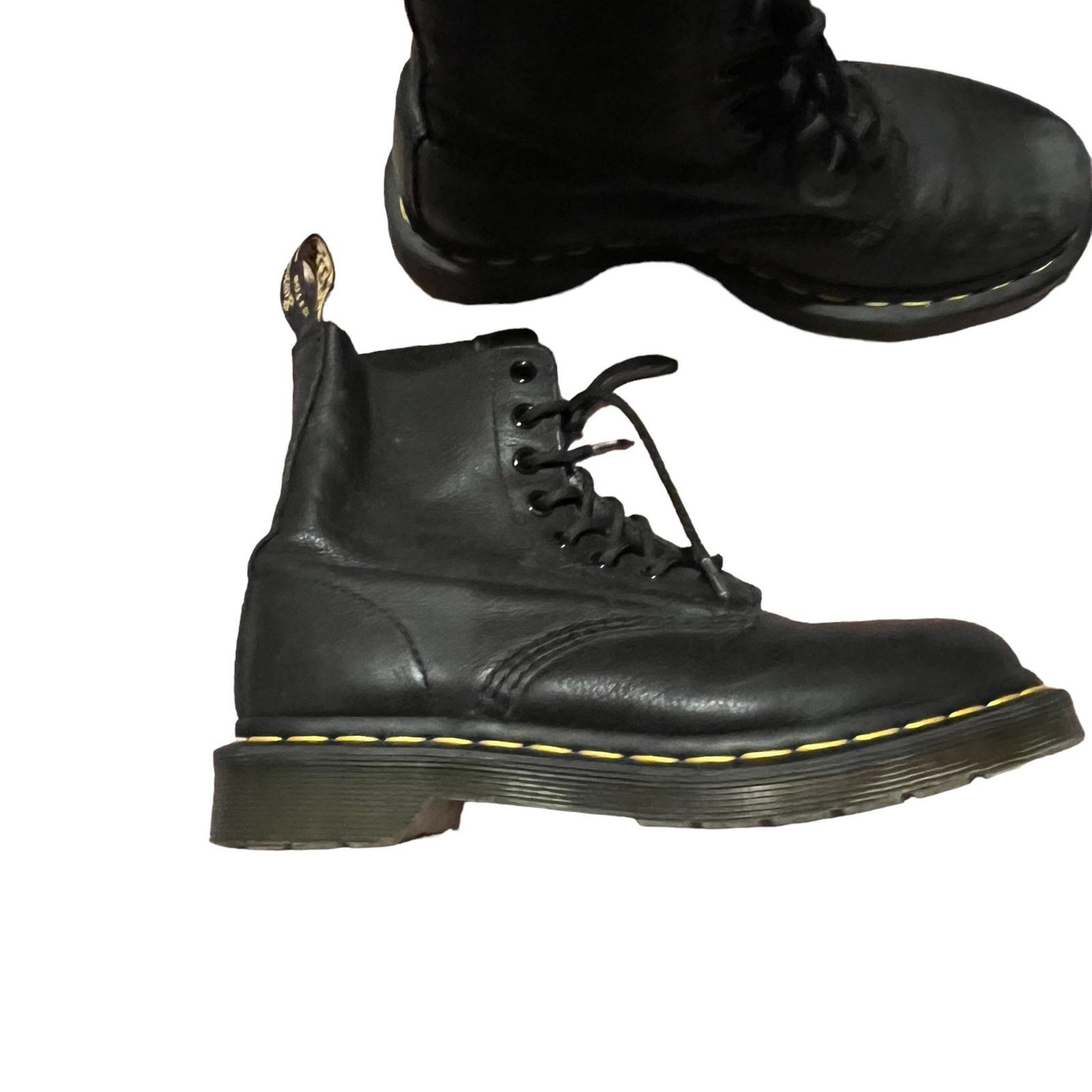 Dr. Martens Dr. Martens 1460 Pascal 8 Eye Lace Up Leather Boots Black 6 Size US 6 / IT 36 - 2 Thumbnail