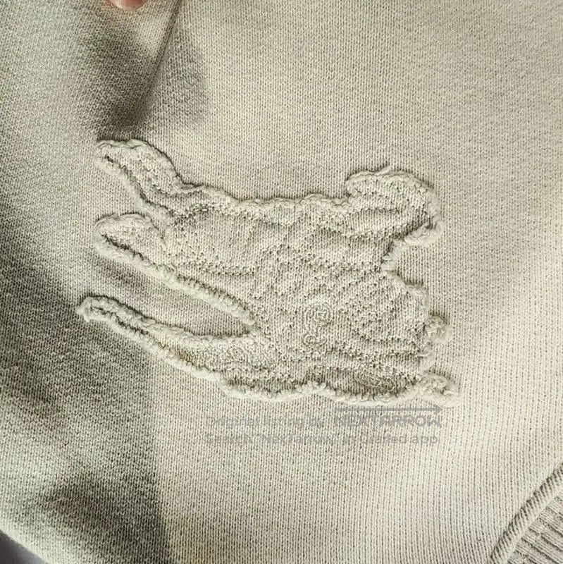 Burberry Burberry Beige Cotton Women's Sweatshirt. Size M / US 6-8 / IT 42-44 - 3 Thumbnail