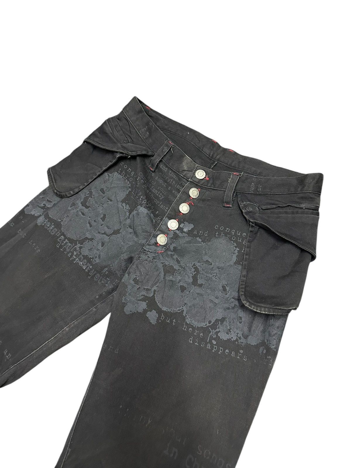 Seditionaries h.Anarchy Punk Bondage Flare Pant Size US 30 / EU 46 - 2 Thumbnail