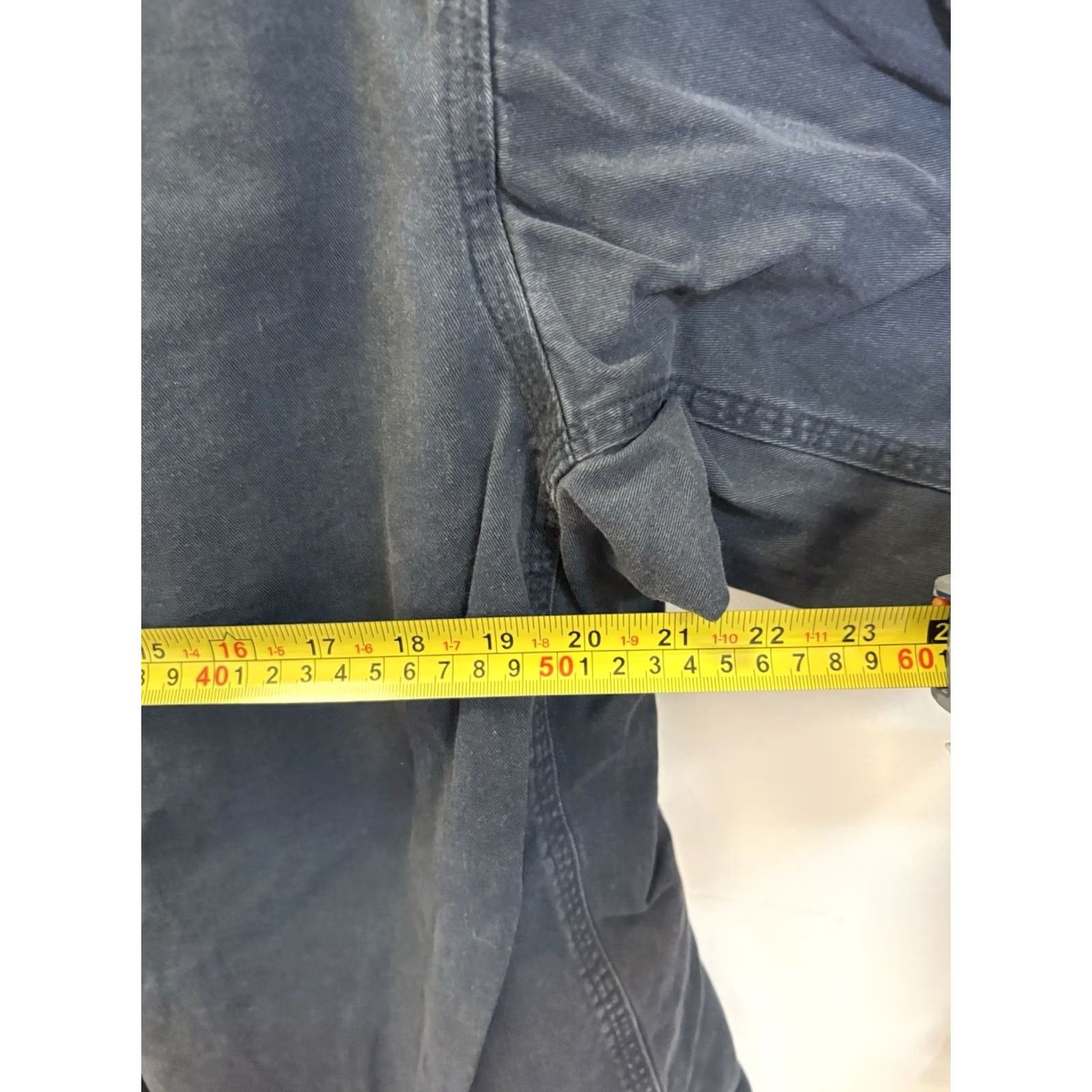 Wrangler Wrangler Riggs Workwear Denim Shirt Outdoor Rugged Western Men’s 2XL Blue Long Sleeve Button-Up Shirt Mens Denim Style 2XL Size US XXL / EU 58 / 5 - 6 Thumbnail