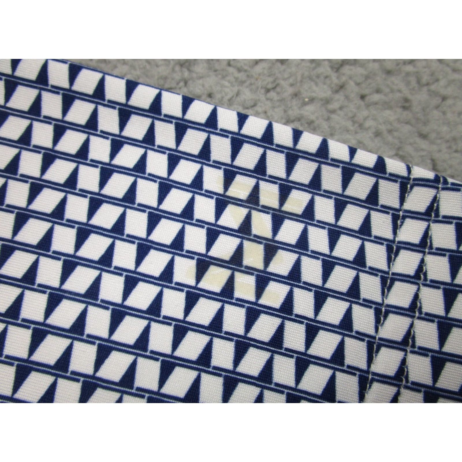 Vintage Maelreg Shirt Mens 2XL Blue Performance Polo Golf Stretch Wicking Geometric Size US XXL / EU 58 / 5 - 4 Thumbnail