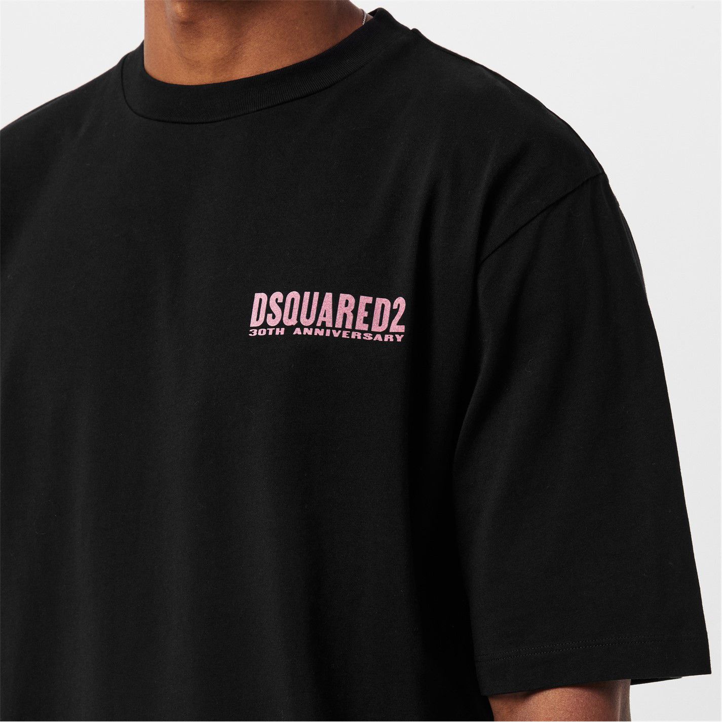 Dsquared2 o1g2r1mq0426 Loose Fit Oversized T-Shirt in Black Size US L / EU 52-54 / 3 - 4 Thumbnail