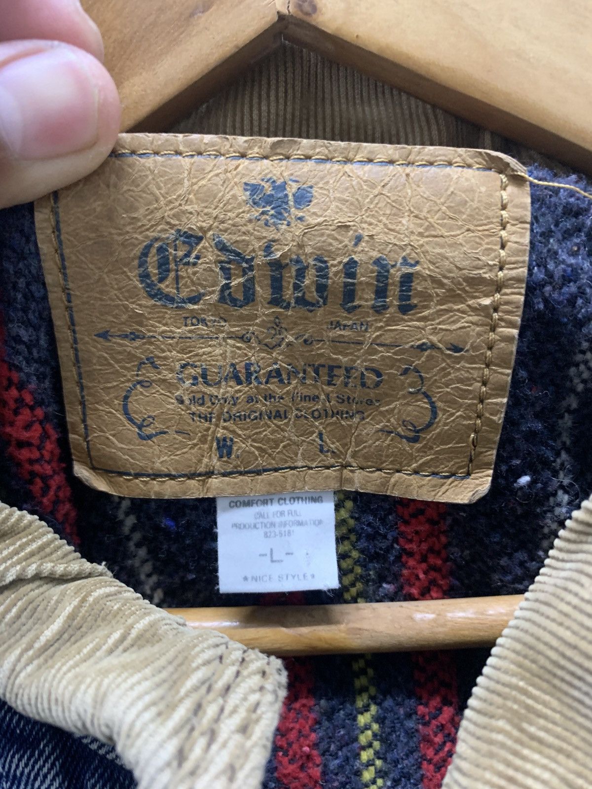 Edwin Vintage Edwin Denim Trucker Jacket Size US L / EU 52-54 / 3 - 9 Thumbnail