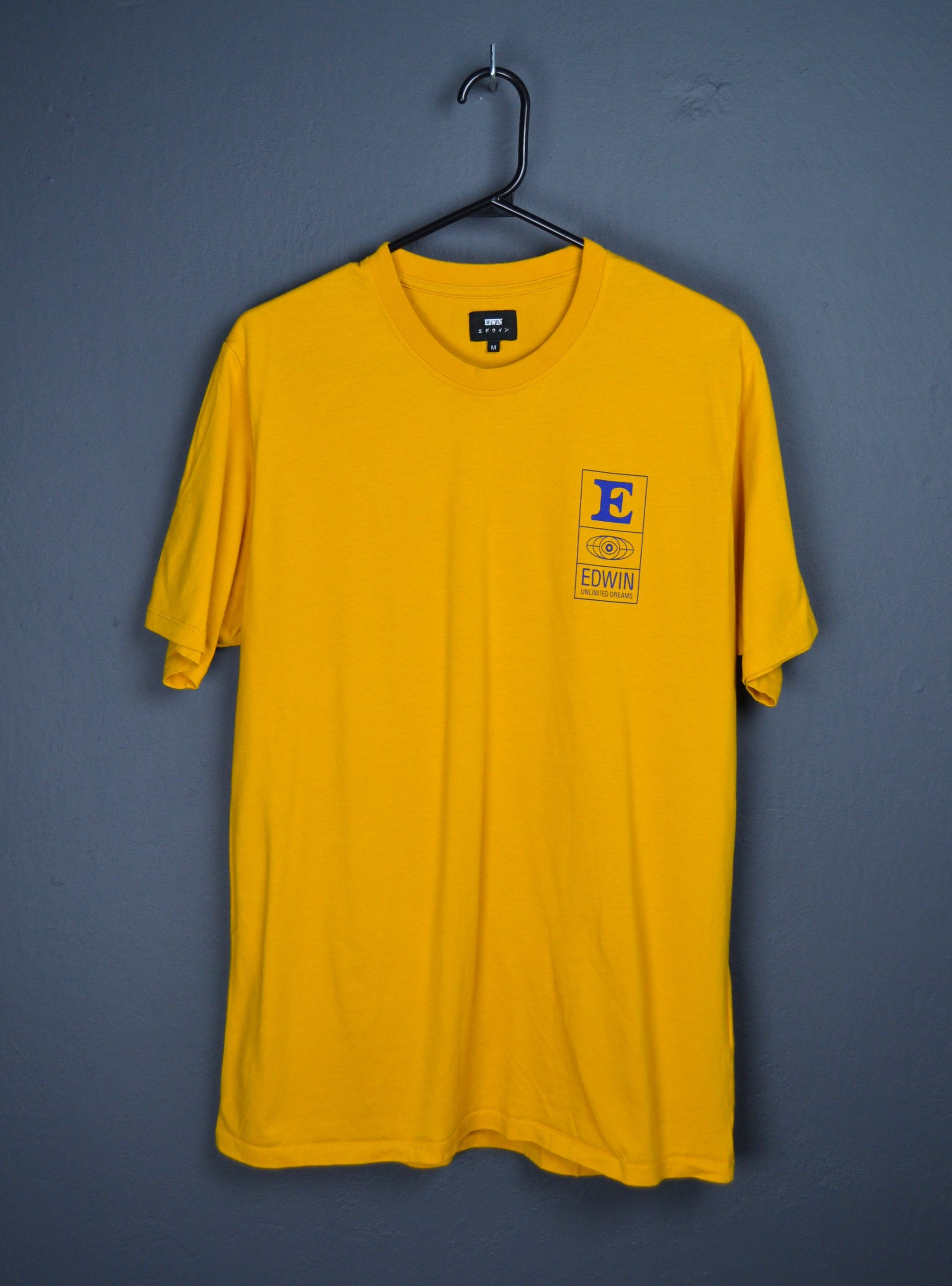 Edwin Edwin Unlimited Yume T Shirt Golden Yellow M Size US M / EU 48-50 / 2 - 1 Thumbnail