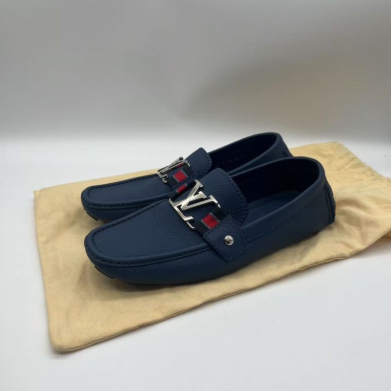 Louis Vuitton Louis Vuitton Classic Casual Leather Loafers for Men -2508 Size US 7 / EU 40 - 3 Thumbnail