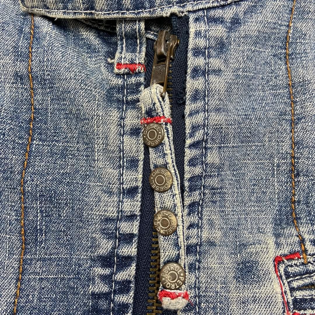 Diesel Diesel Washed Denim Bikers Jacket Size US M / EU 48-50 / 2 - 5 Thumbnail