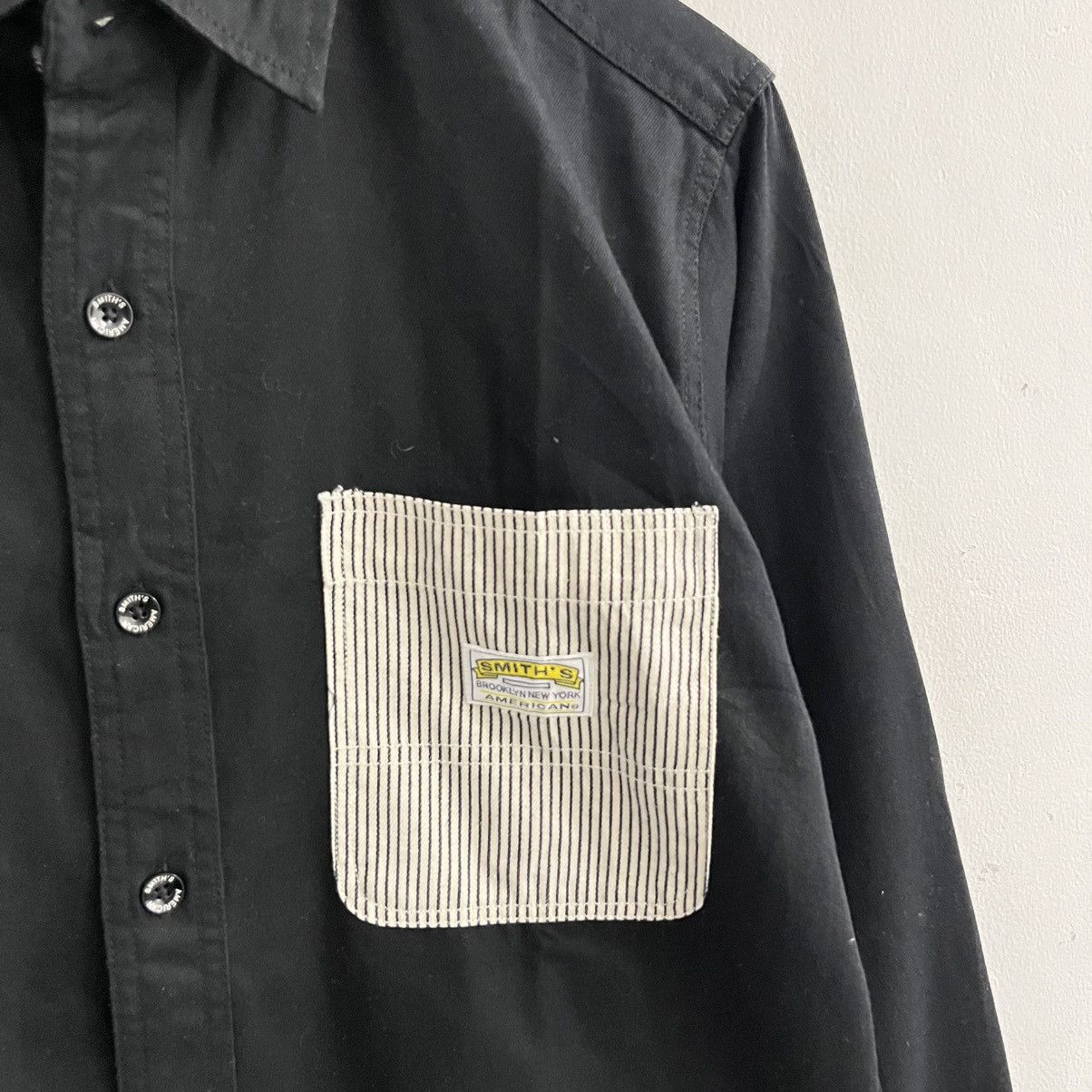 Japanese Brand Smith'S American Worksear Button Up With Iconic Pocket Size US M / EU 48-50 / 2 - 3 Thumbnail