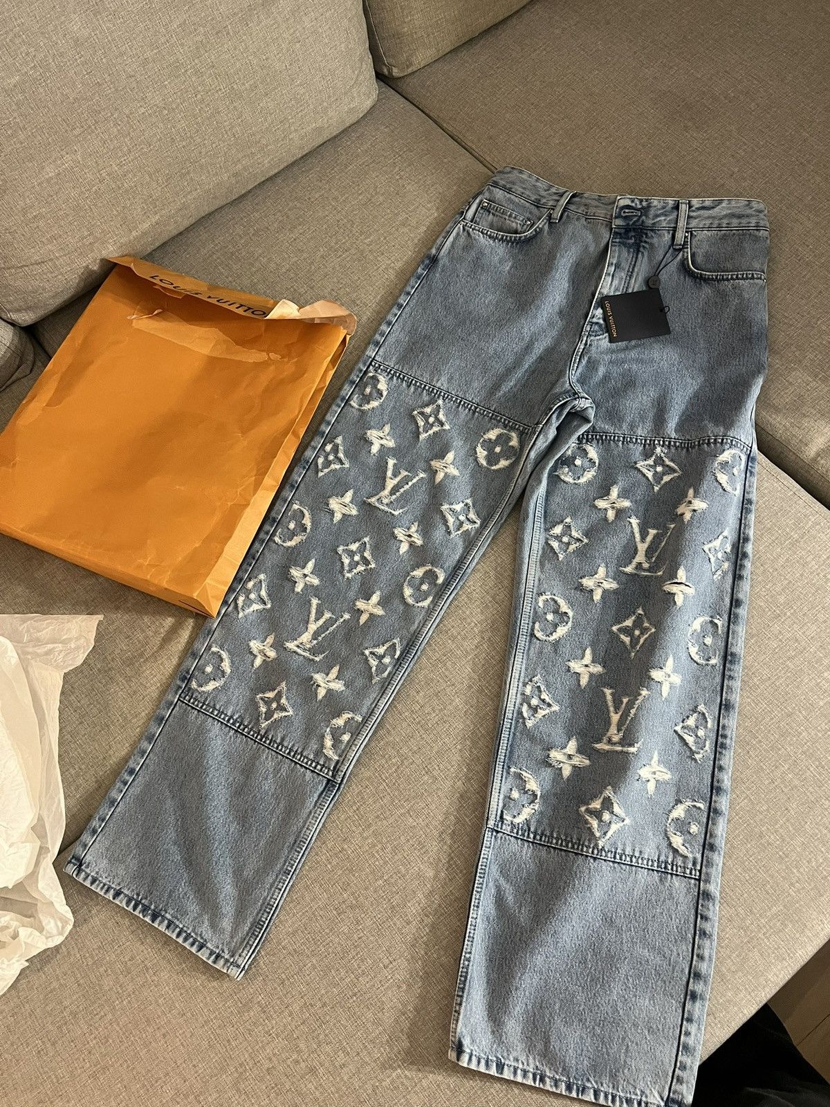 Louis Vuitton Louis Vuitton Denim Skate Jeans Indigo Size US 29 - 17 Thumbnail