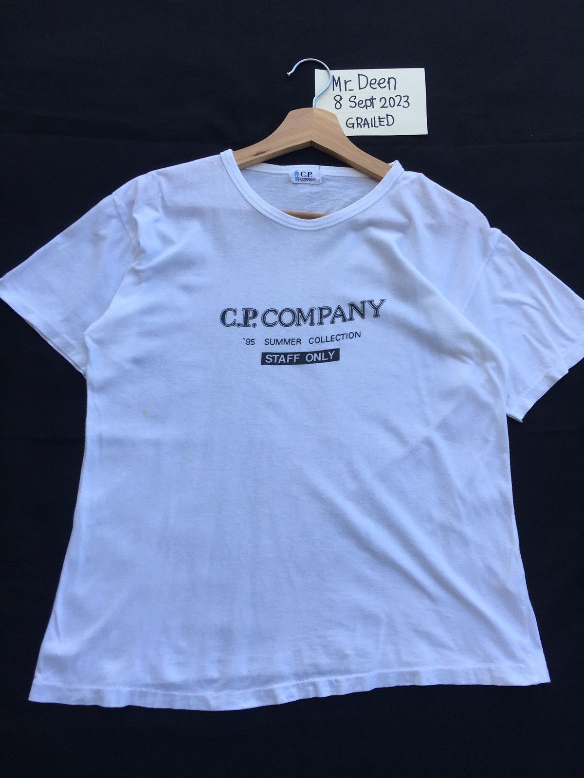 C.P. Company Vintage 90s Summer Collection CP Company Spellout Tshirt Size US S / EU 44-46 / 1 - 6 Thumbnail