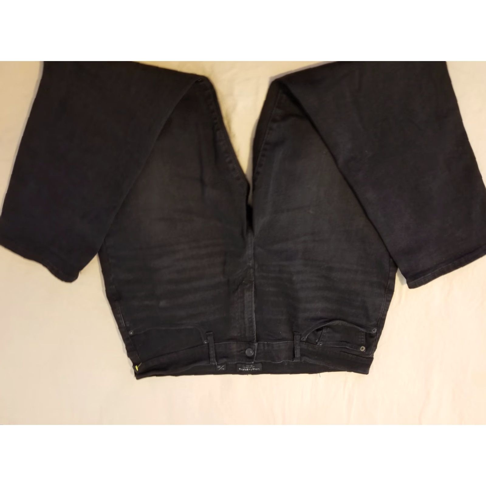 Lucky Brand Lucky Brand 410 Jeans Slim Denim 40x30 Black Mens Jeans Straight 5-Pocket Zip Rise Mid Vintage No Size US 40 / EU 56 - 5 Thumbnail