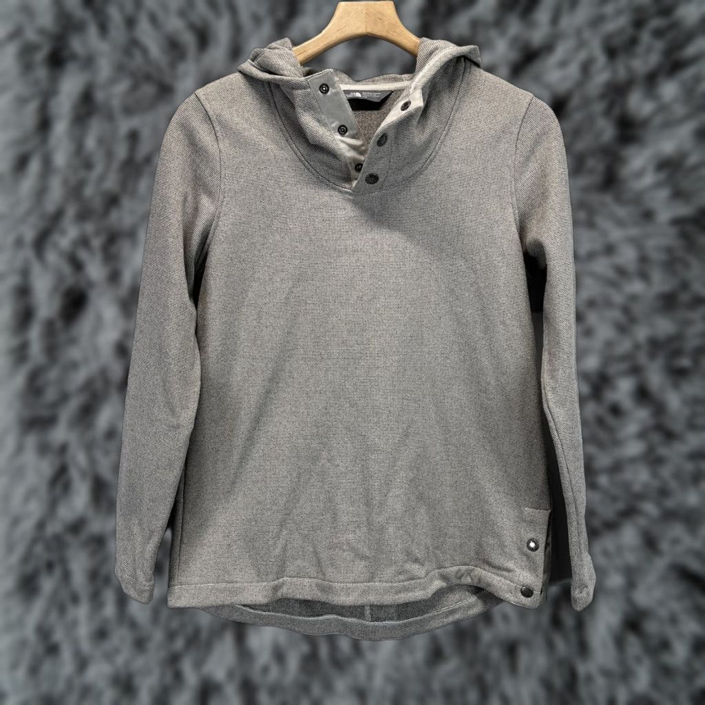 The North Face The North Face Hoodie Pullover Sweatshirt M Womens Oatmeal Pullover Sweatshirt Hooded 1/4 Snap Size M / US 6-8 / IT 42-44 - 1 Thumbnail