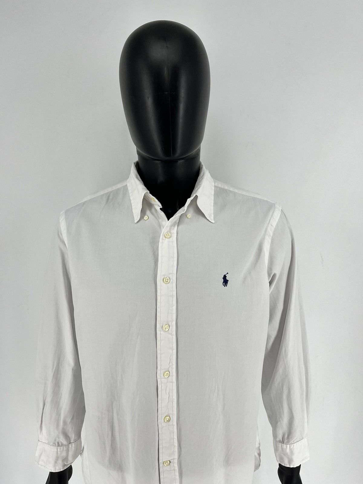Polo Ralph Lauren × Ralph Lauren × Vintage Vintage White Shirt Polo Ralph Lauren Size XL Rare Size US XL / EU 56 / 4 - 5 Thumbnail