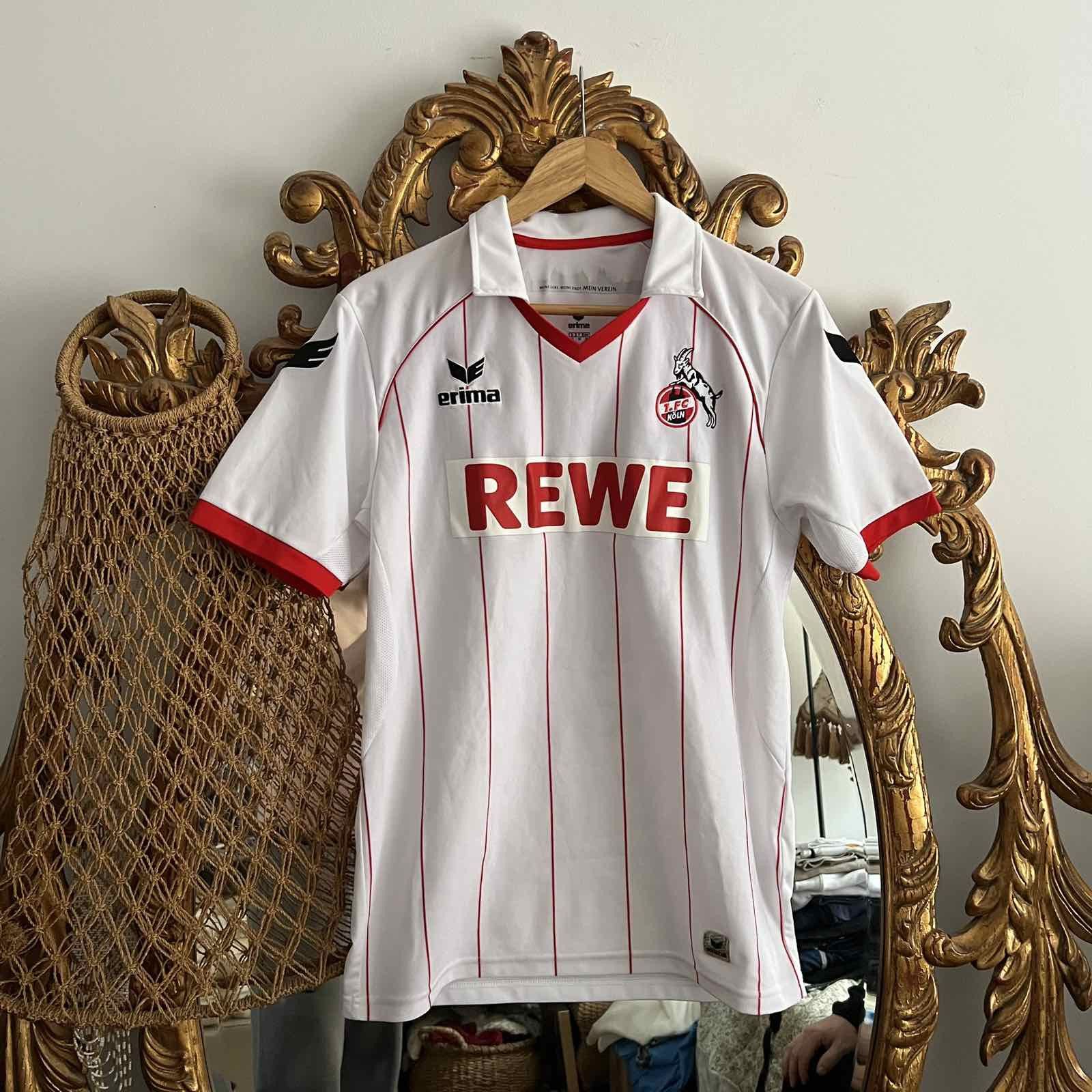 Erima 1 FC Koln 2012 Soccer Jersey Erima #27 Clemens Shirt Sz M Size US M / EU 48-50 / 2 - 2 Thumbnail