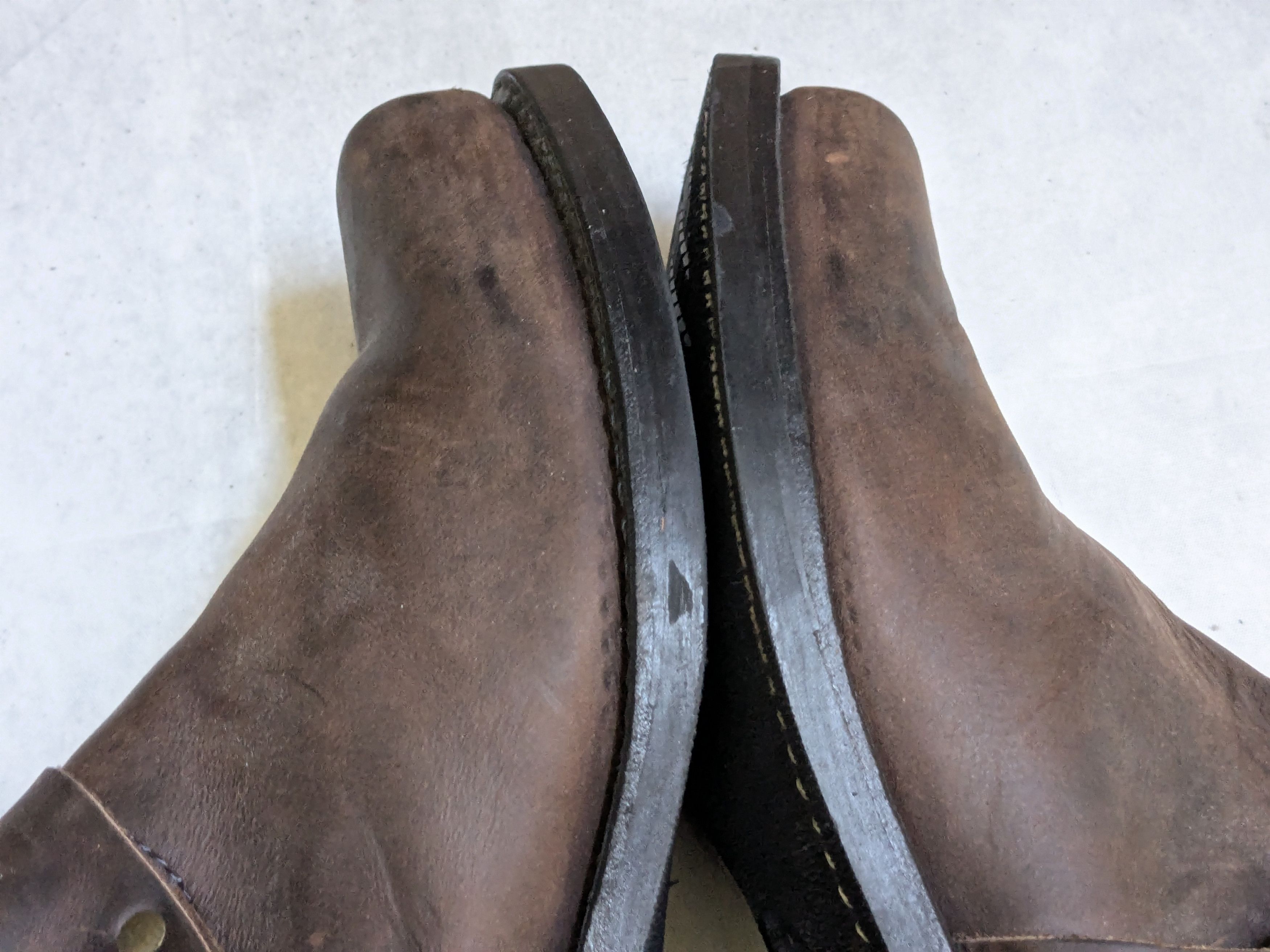 Frye Frye Harness Boots Brown Leather 11 M Buckle Strap Size US 11 / EU 44 - 12 Thumbnail