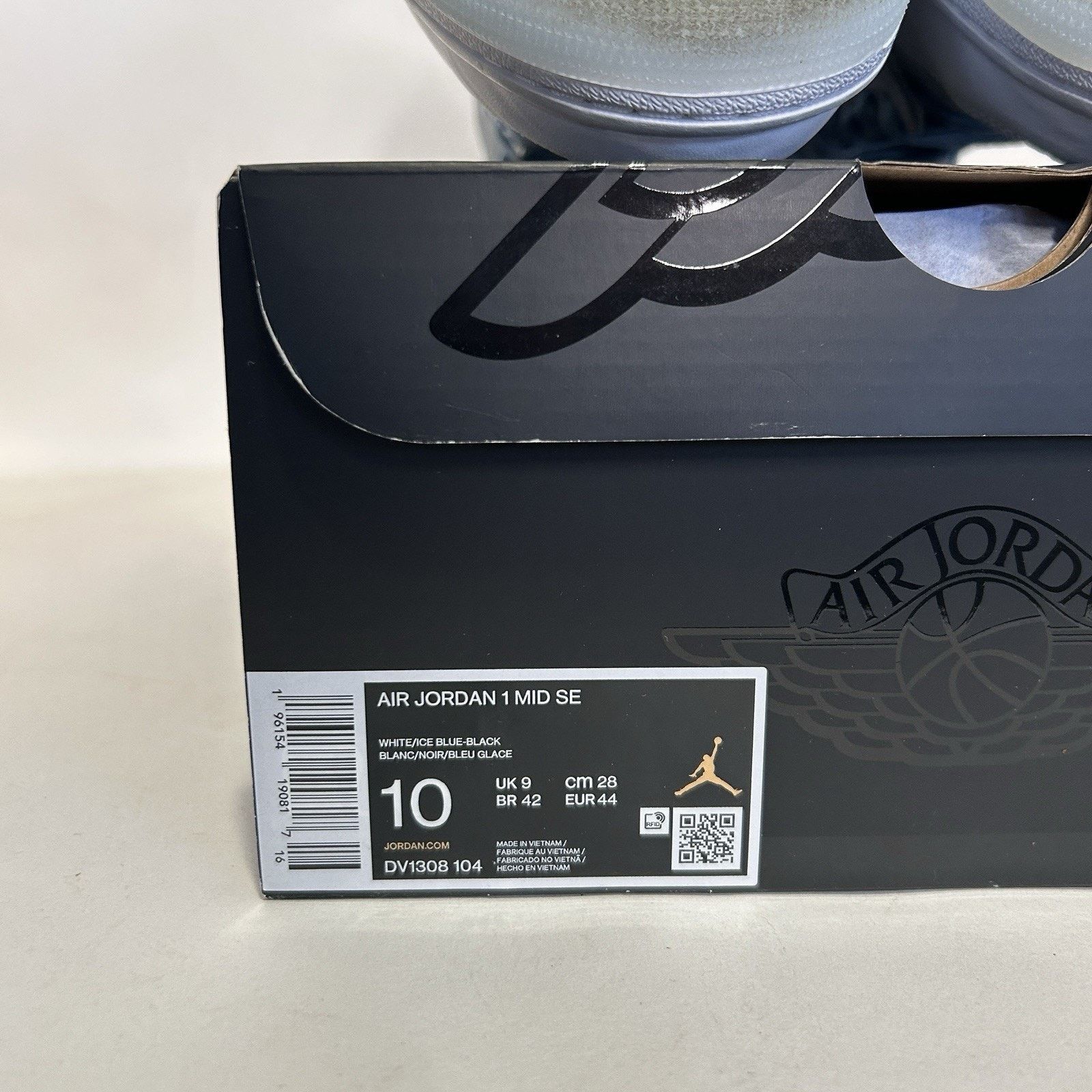 Nike Nike Air Jordan 1 Mid SE “White Ice Blue” Size US 10 / EU 43 - 10 Thumbnail