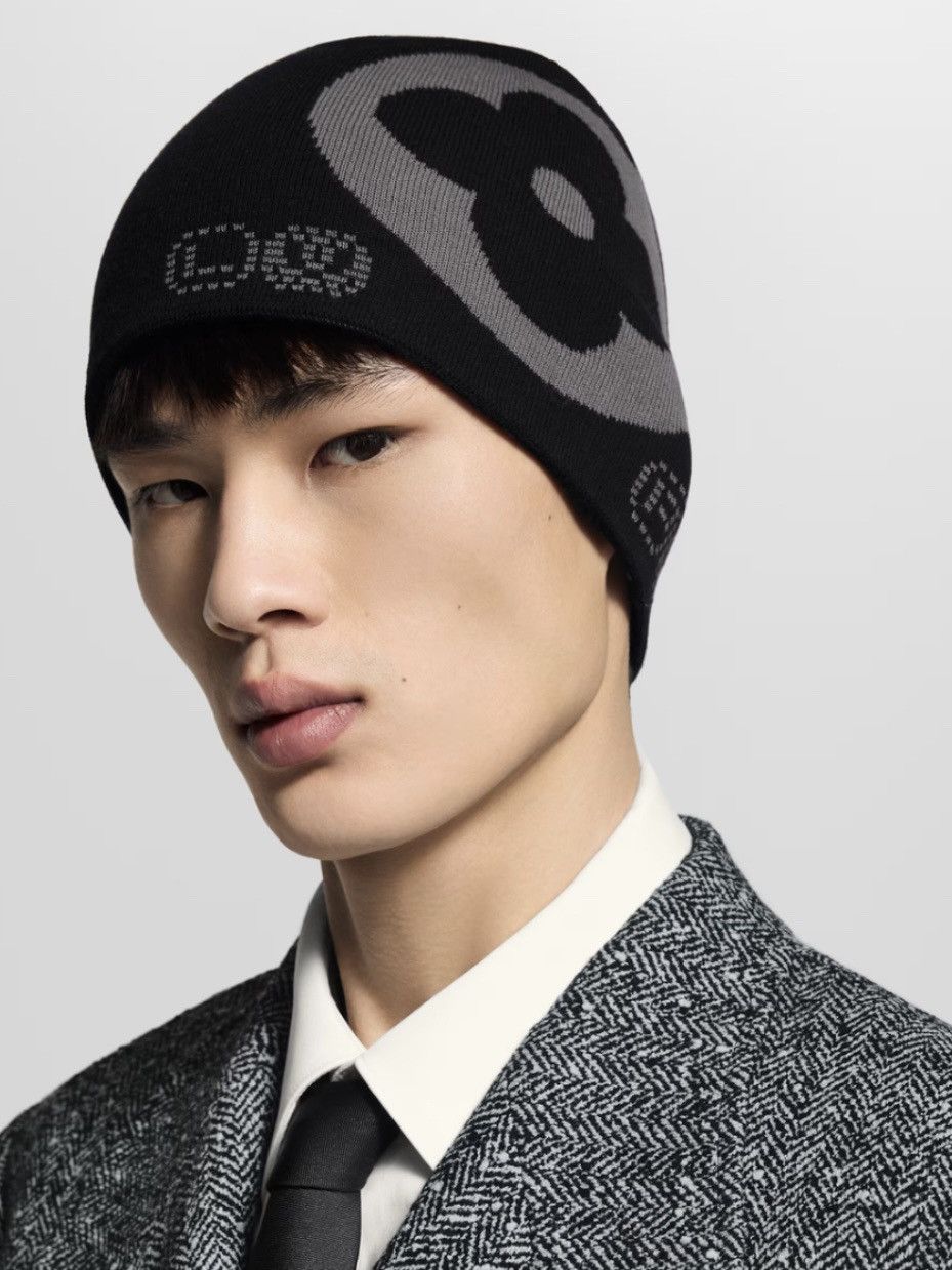 Louis Vuitton × Nigo Louis Vuitton Pharrell x NIGO LV Fit Monogram Beanie M5226A Size ONE SIZE - 7 Thumbnail