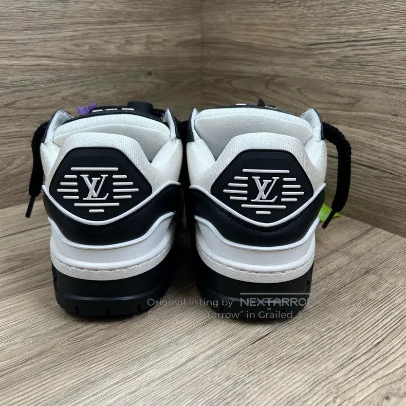 Louis Vuitton Louis Vuitton Trainer black and white chunky board shoes Size US 6.5 / EU 39-40 - 4 Thumbnail