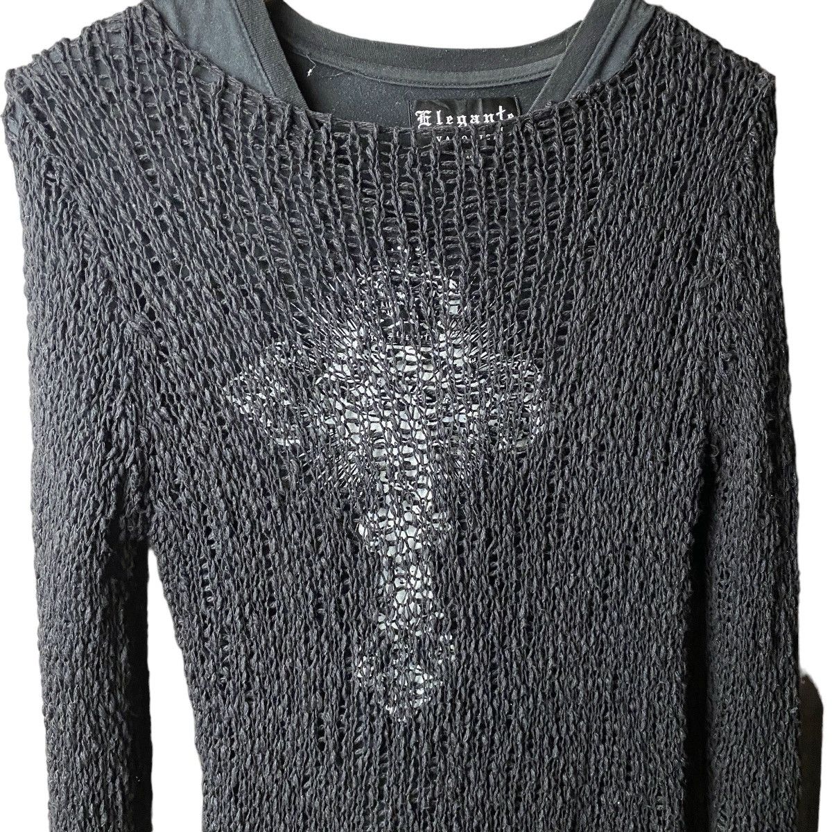 If Six Was Nine × Japanese Brand × Le Grande Bleu (L.G.B.) 2000's My Jane Fishnet Glittery Taupe Knitted Size US XS / EU 42 / 0 - 3 Thumbnail