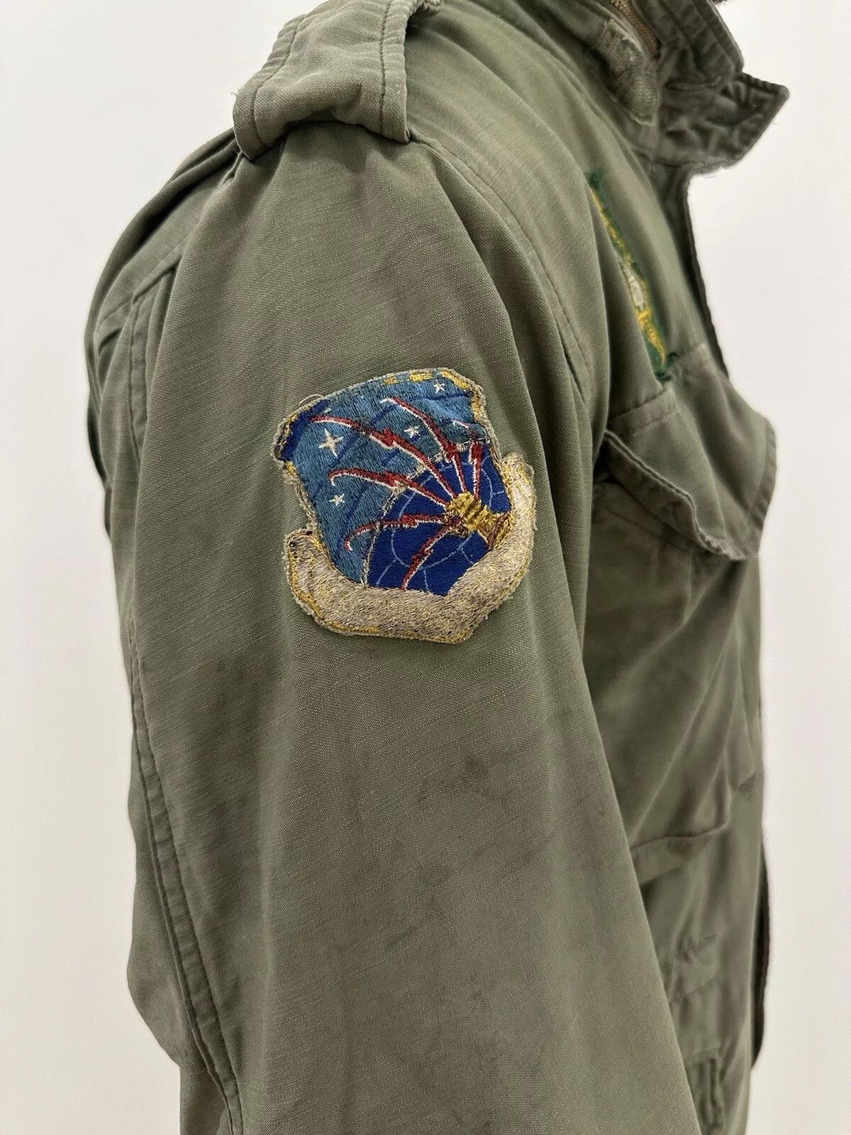 Vintage Vintage 1970s US Air Force Jacket M65 Scovill Zip Army Size US S / EU 44-46 / 1 - 13 Thumbnail