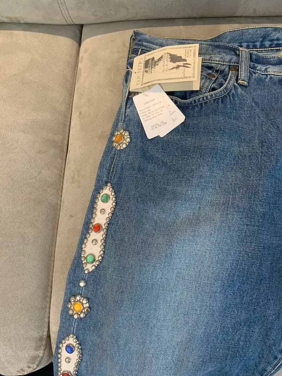 Kapital Kapital 14oz Monkey Cisco Gemstone denim jeans Size US 32 / EU 48 - 4 Thumbnail