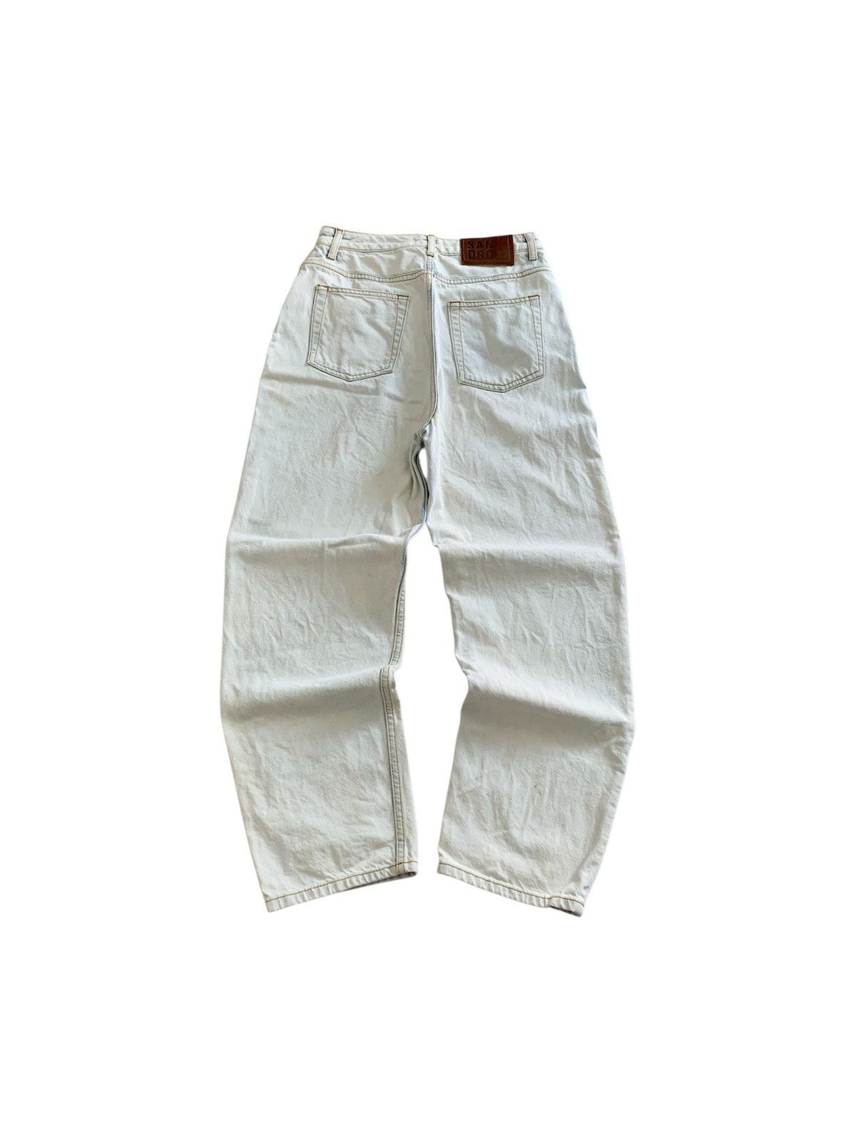 Sandro Sandro Paris Abelia Snow High Waist Jeans Size 25" / US 0 / IT 36 - 9 Thumbnail