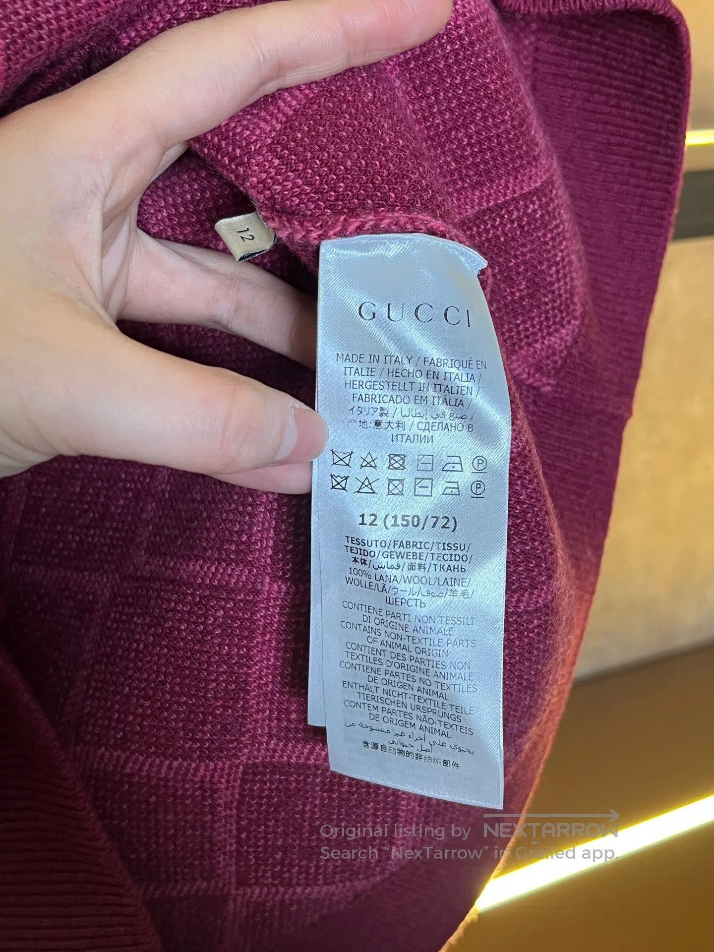 Gucci Guicci size 12 Cardigan| Size US M / EU 48-50 / 2 - 4 Thumbnail