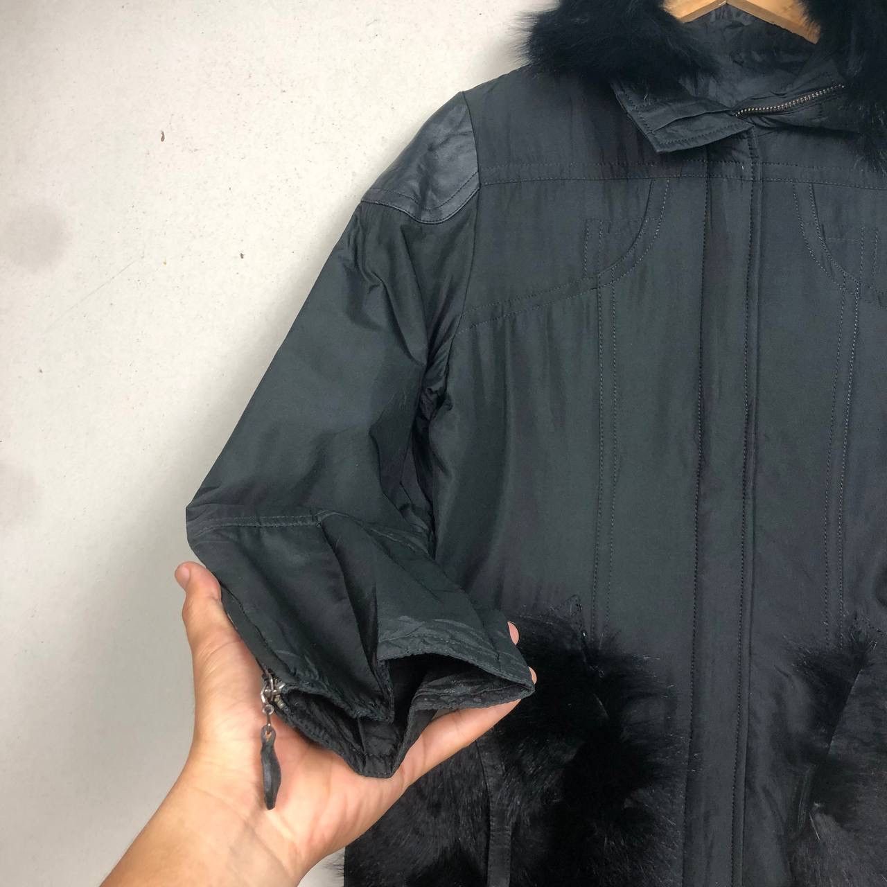 Designer × Japanese Brand × Le Grande Bleu (L.G.B.) Vintage Avant Garde Designer Black Long Jacket Size US M / EU 48-50 / 2 - 6 Thumbnail