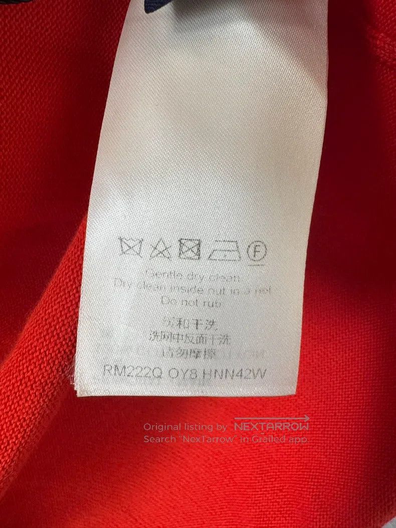 Louis Vuitton Louis Vuitton Orange knit pin short sleeve Size US M / EU 48-50 / 2 - 5 Thumbnail